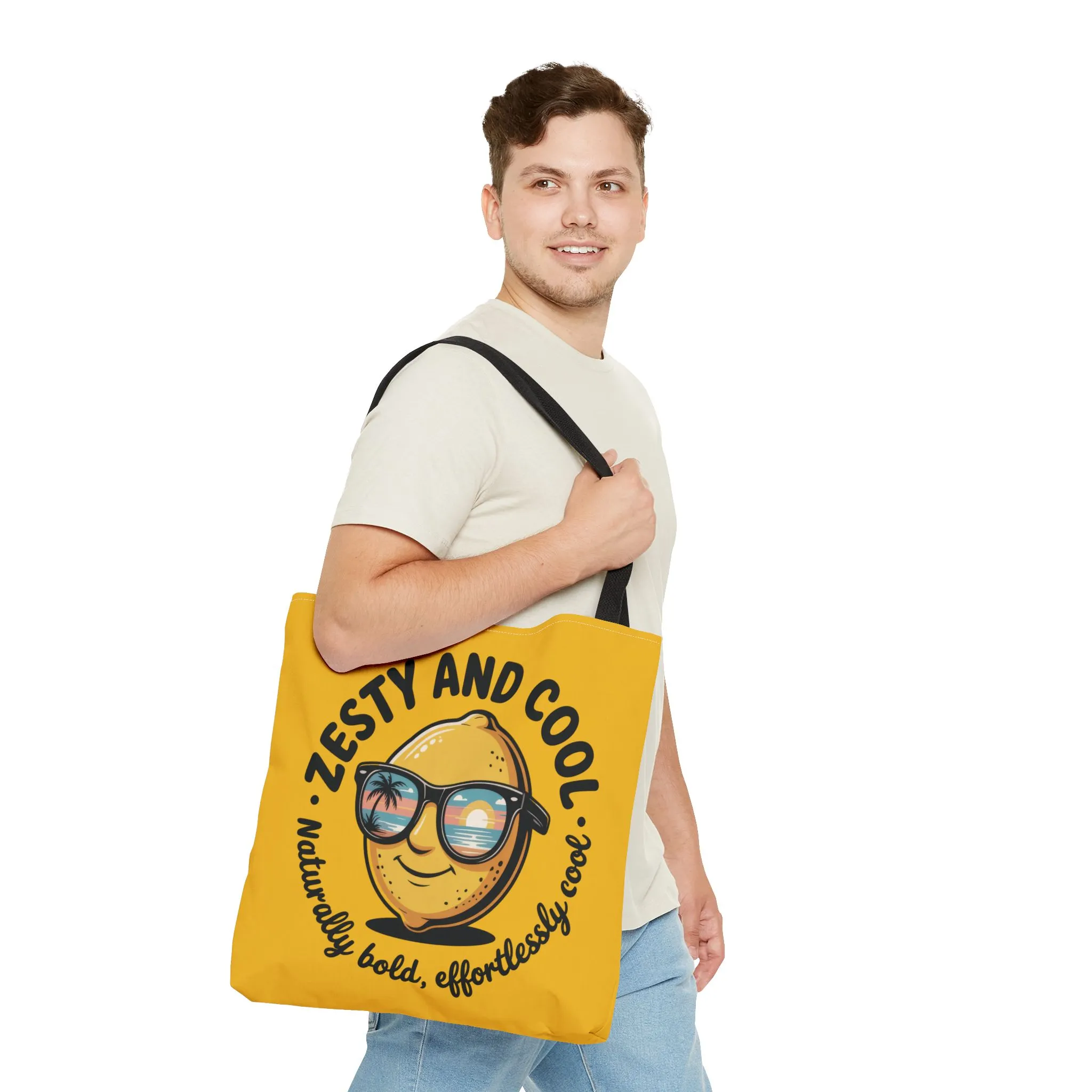Zesty Lemon Tote Bag - Fun & Bold Carry-All for Everyday Use, Summer, Beach Days, Gifts, Eco-Friendly Shopping, Large Tote Bag - Image 18