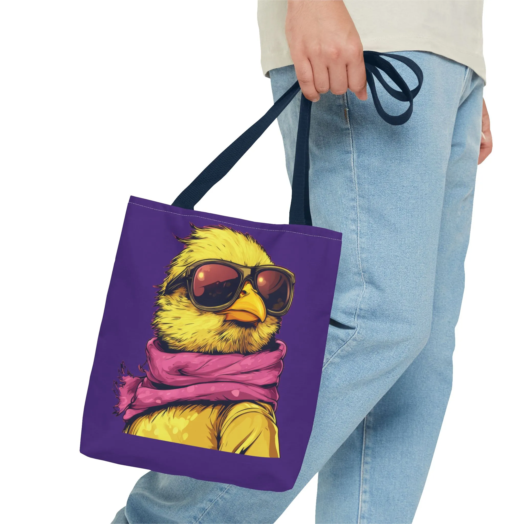 Chic Bird Tote Bag, Trendy Shopping Tote, Eco-friendly Bag, Gift for Animal Lovers, Summer Accessory, Beach Weekender Bag, Large Canvas Bag - Image 18