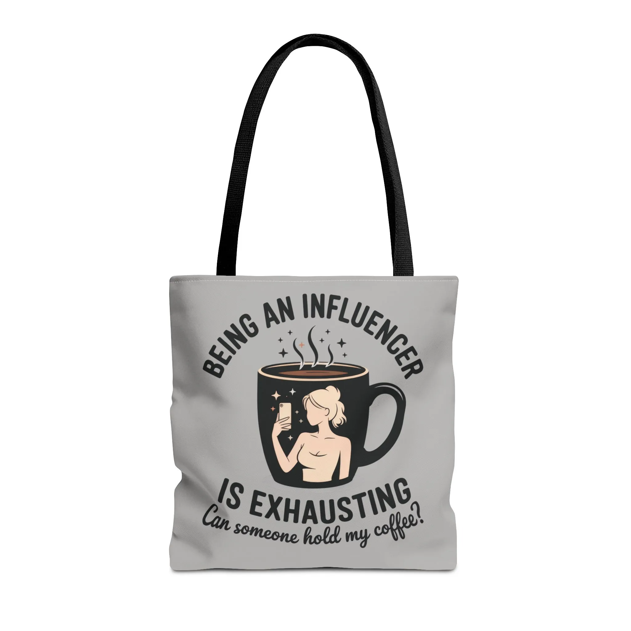 Influencer Tote Bag - Perfect for Coffee Lovers, Unique Gift for Birthdays, Weekend Outings, Stylish & Functional Accessory, Perfect [...] - Image 11