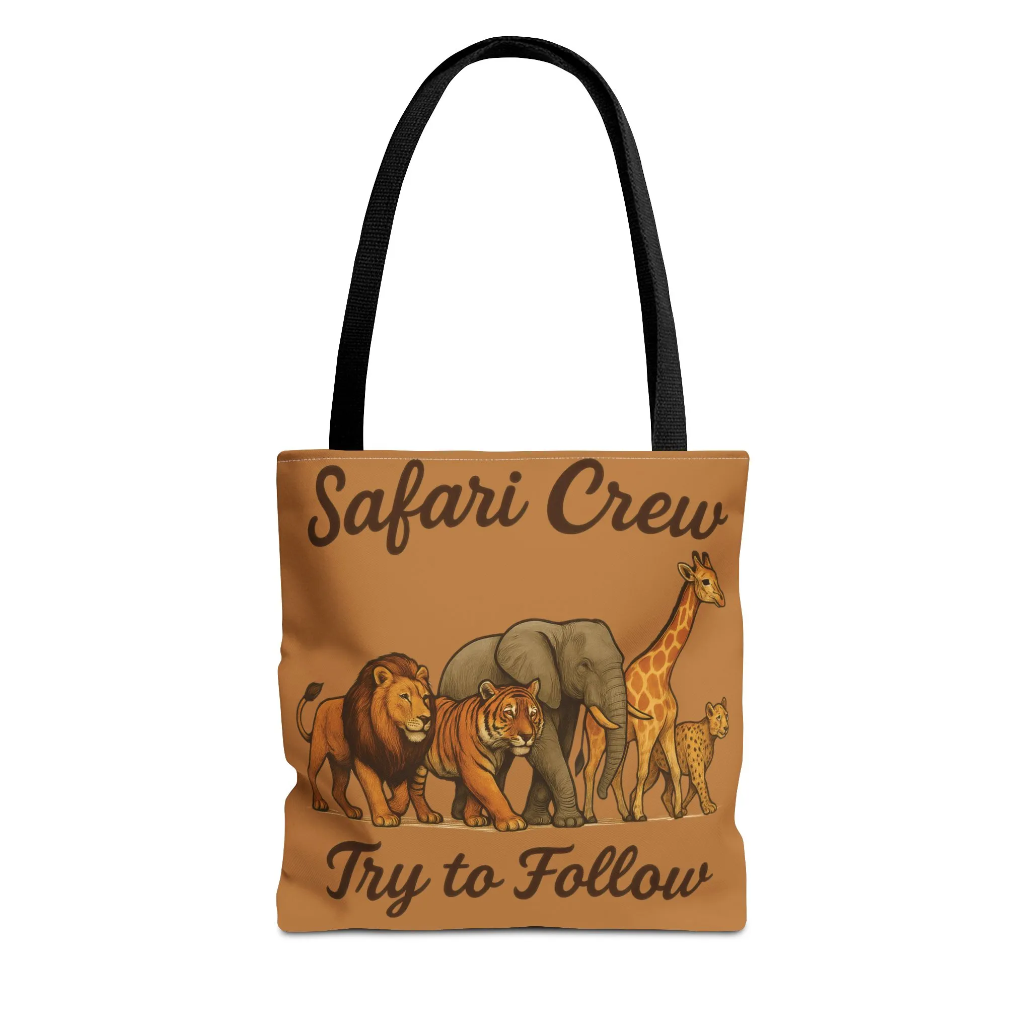 Safari Crew Tote Bag - Animal Print, Gift for Wildlife Lovers, Eco-Friendly, Stylish Grocery Bag, Adventure Enthusiast Essential - Image 6