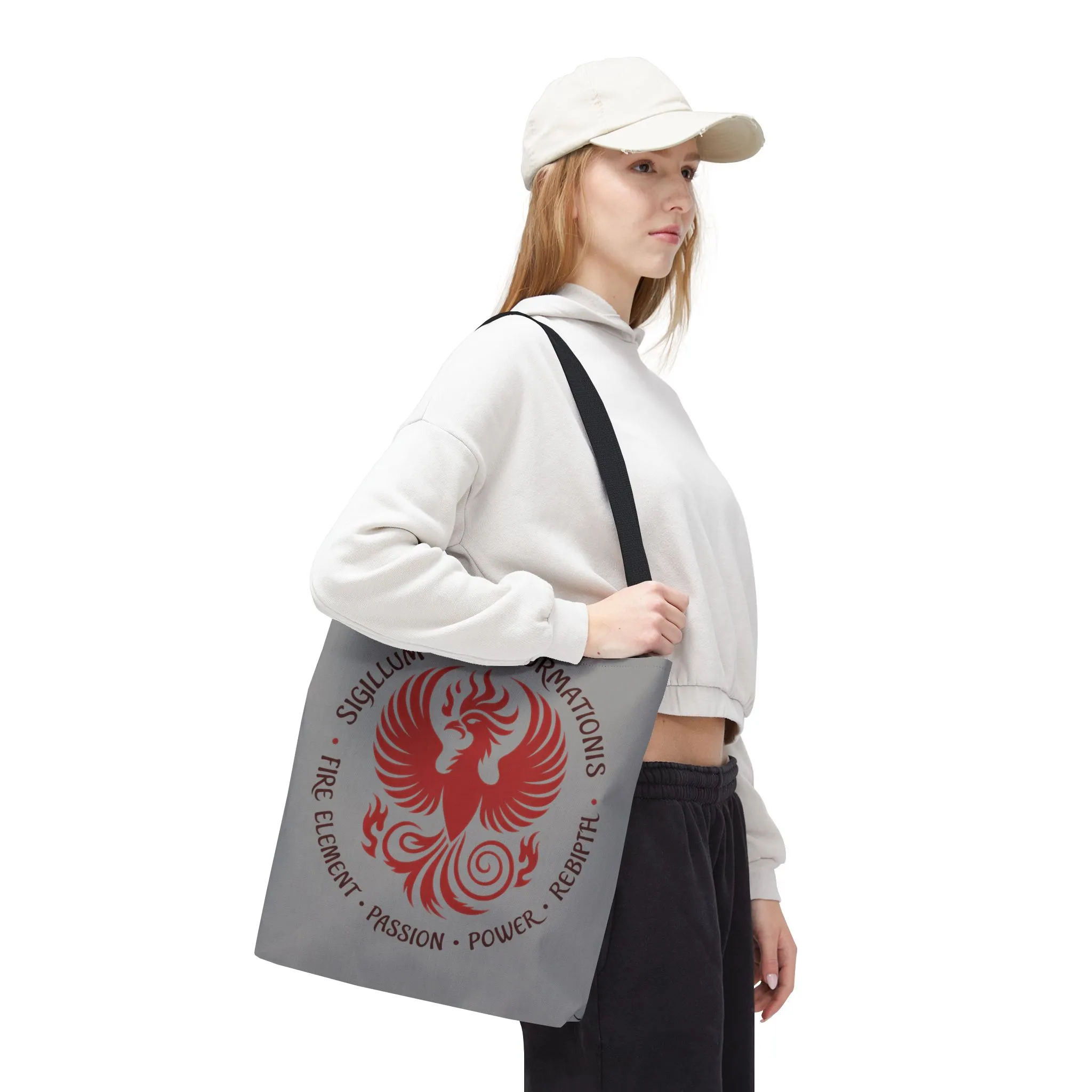 Phoenix Transformation Tote Bag, Canvas Shopper, Boho Beach Bag, Festival Accessory, Eco-Friendly Gift, Large Canvas Bag, Weekender Bag - Image 15