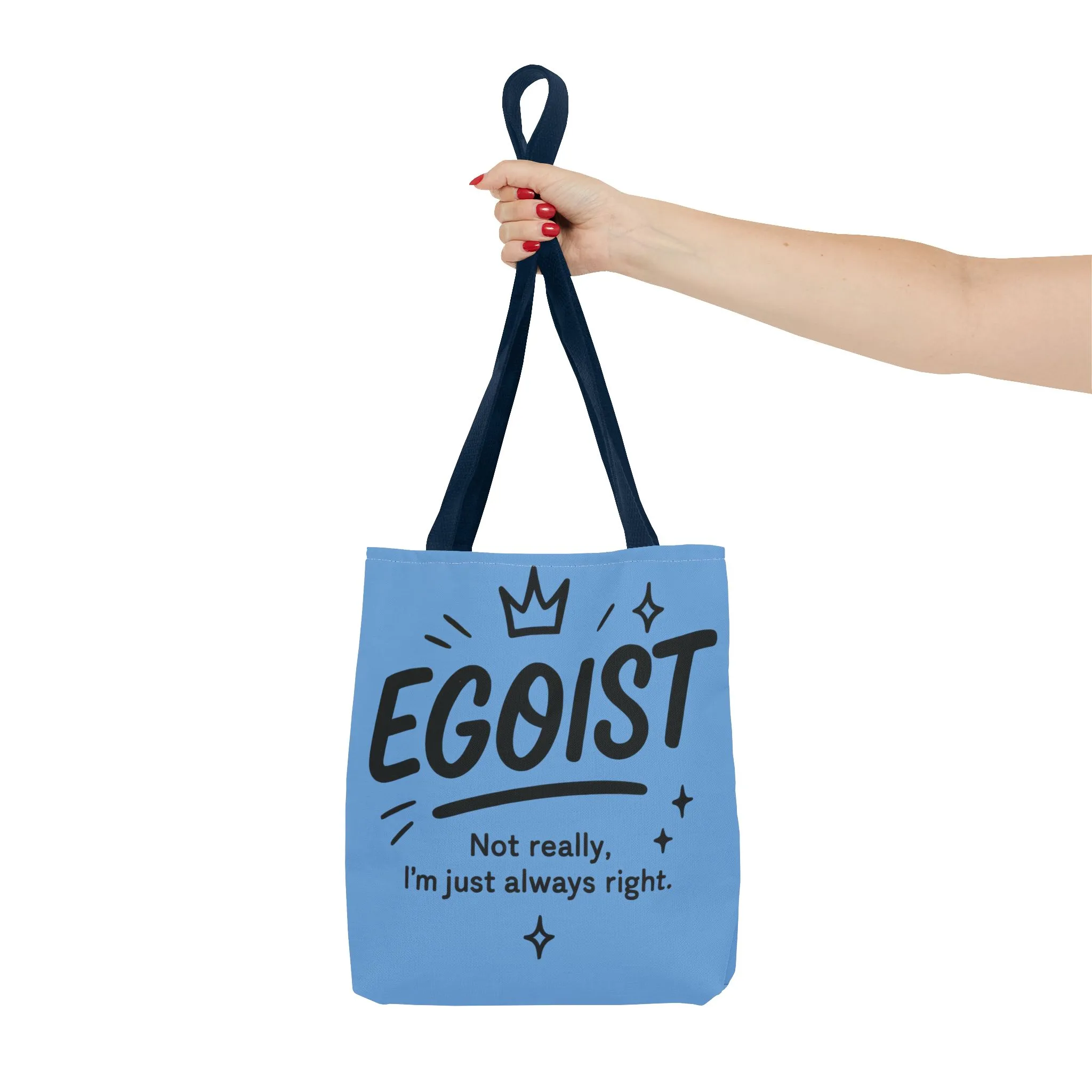 Egoist Tote Bag - Fun, Stylish Shopping Bag, Gift for Friends, Everyday Use, Quote Bag, Casual Chic Essential, Beach Tote - Image 9