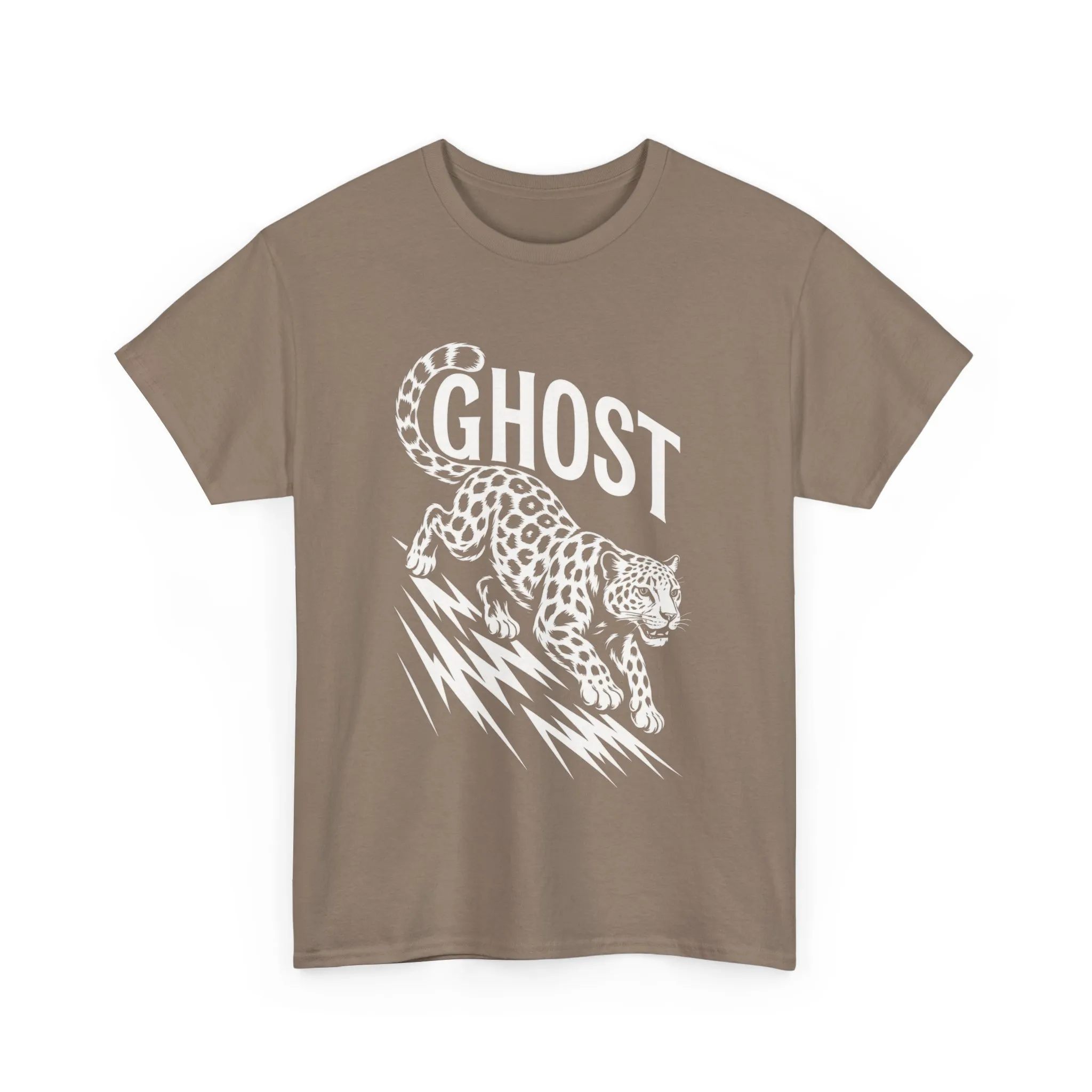 Ghost Leopard Graphic Tee, Mens T-Shirt, Casual Wear, Animal Print Top, Gift for Cat Lovers, Halloween Outfit - Image 28