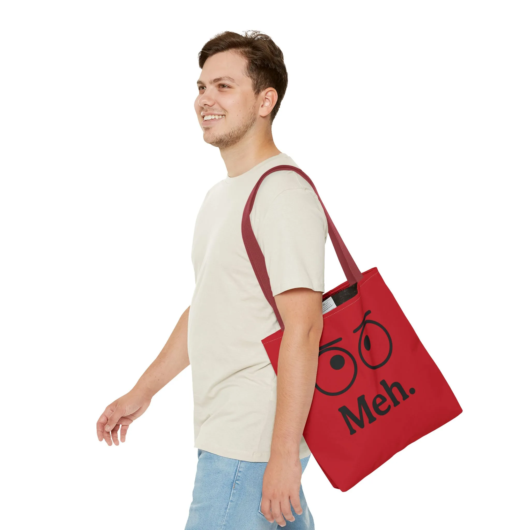 Meh. Tote Bag - Perfect Gift for Sarcastic Friends, Trendy Everyday Use, Unique Statement Accessory, Ideal for School, Work, Shopping - Image 23