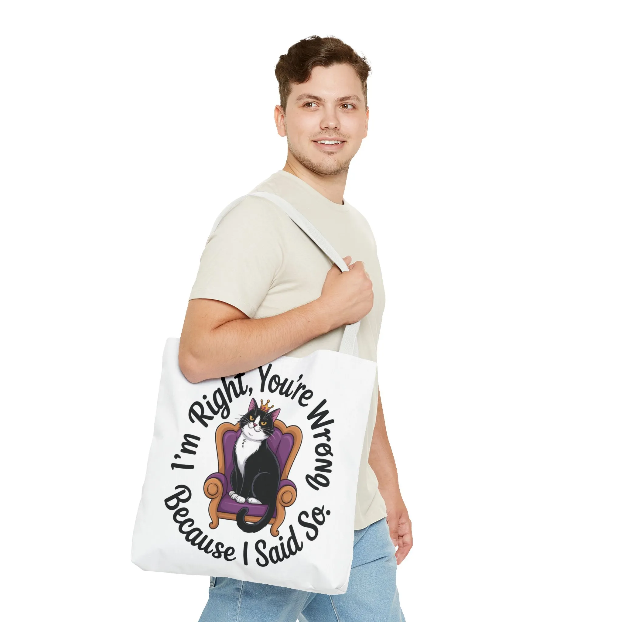 Funny Cat Tote Bag, Pet Lover Gift, Cat-Themed Shopper, Birthday Gift, Cute Animal Tote, Oversized Beach Bag - Image 28