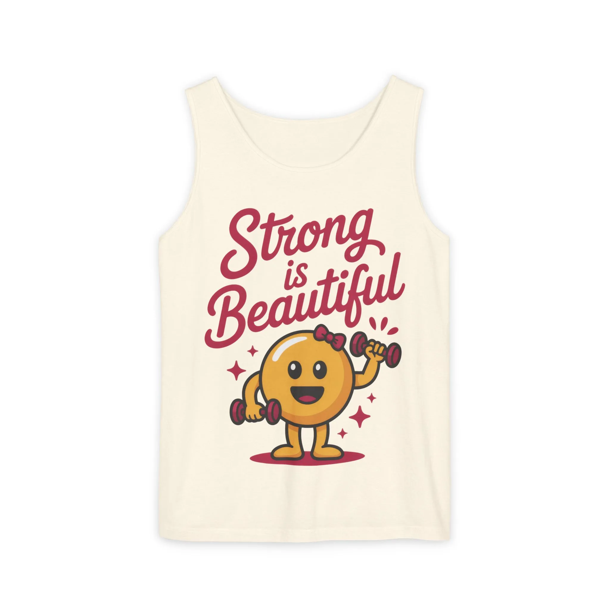 Strong is Beautiful Womens Tank Top, Cute Fitness and Gym Motivation Shirt, Workout Shirt, Exercise Top, Gift for Her, SummerActivewear - Image 5