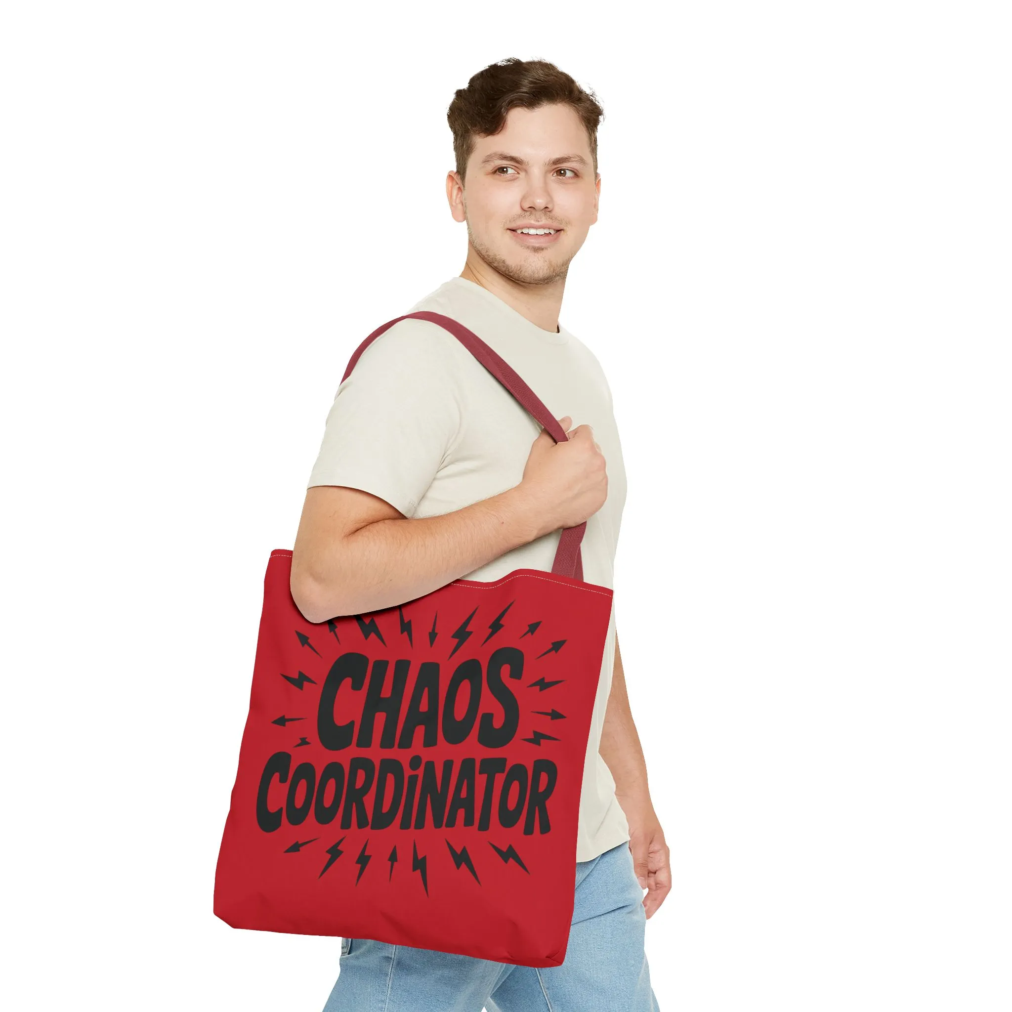 Chaos Coordinator Tote Bag, Fun Carryall for Busy Moms, Students, or Event Planners, Perfect Gift, Beach Weekender Bag, Large Tote Bag - Image 3