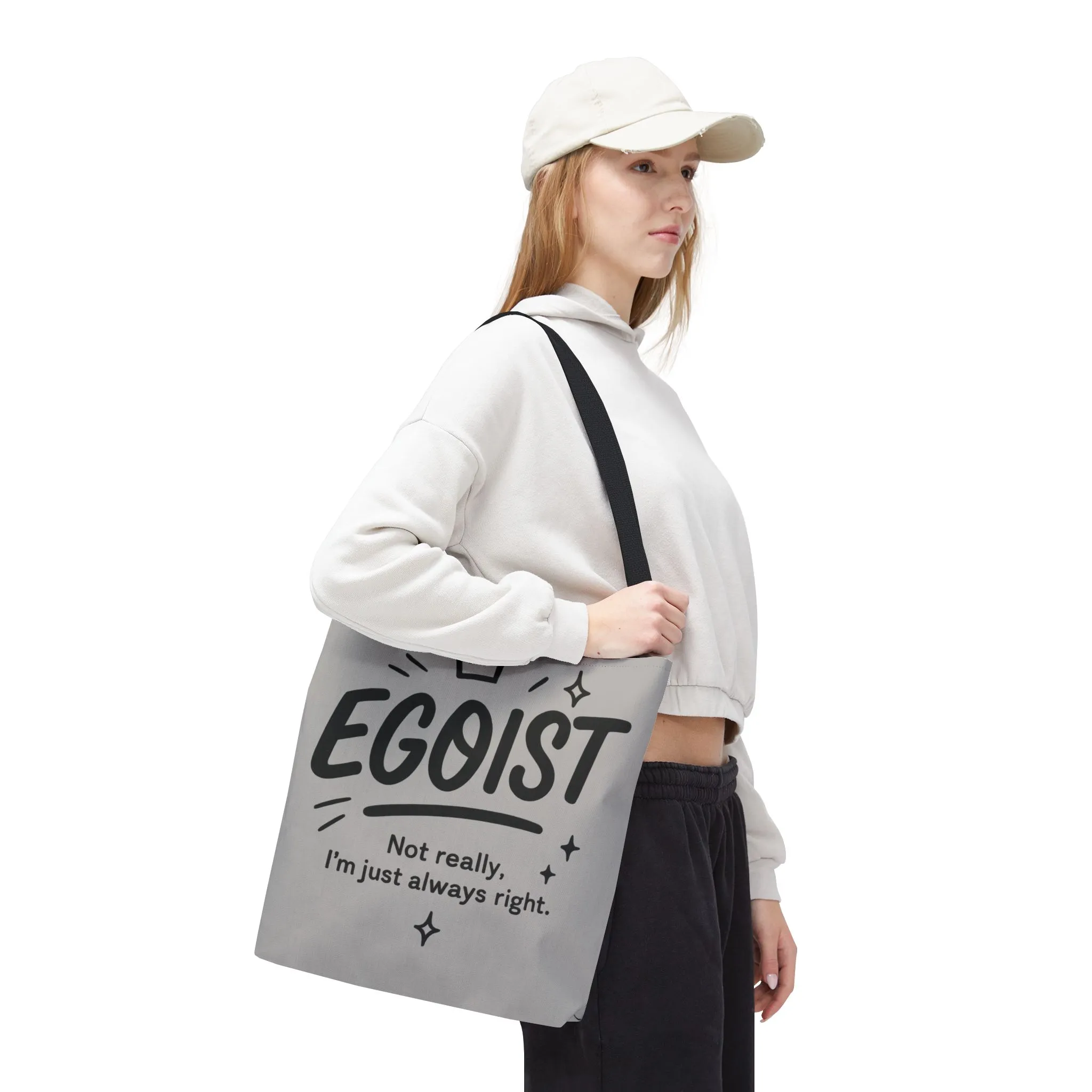 Egoist Tote Bag - Fun, Stylish Shopping Bag, Gift for Friends, Everyday Use, Quote Bag, Casual Chic Essential, Beach Tote - Image 15