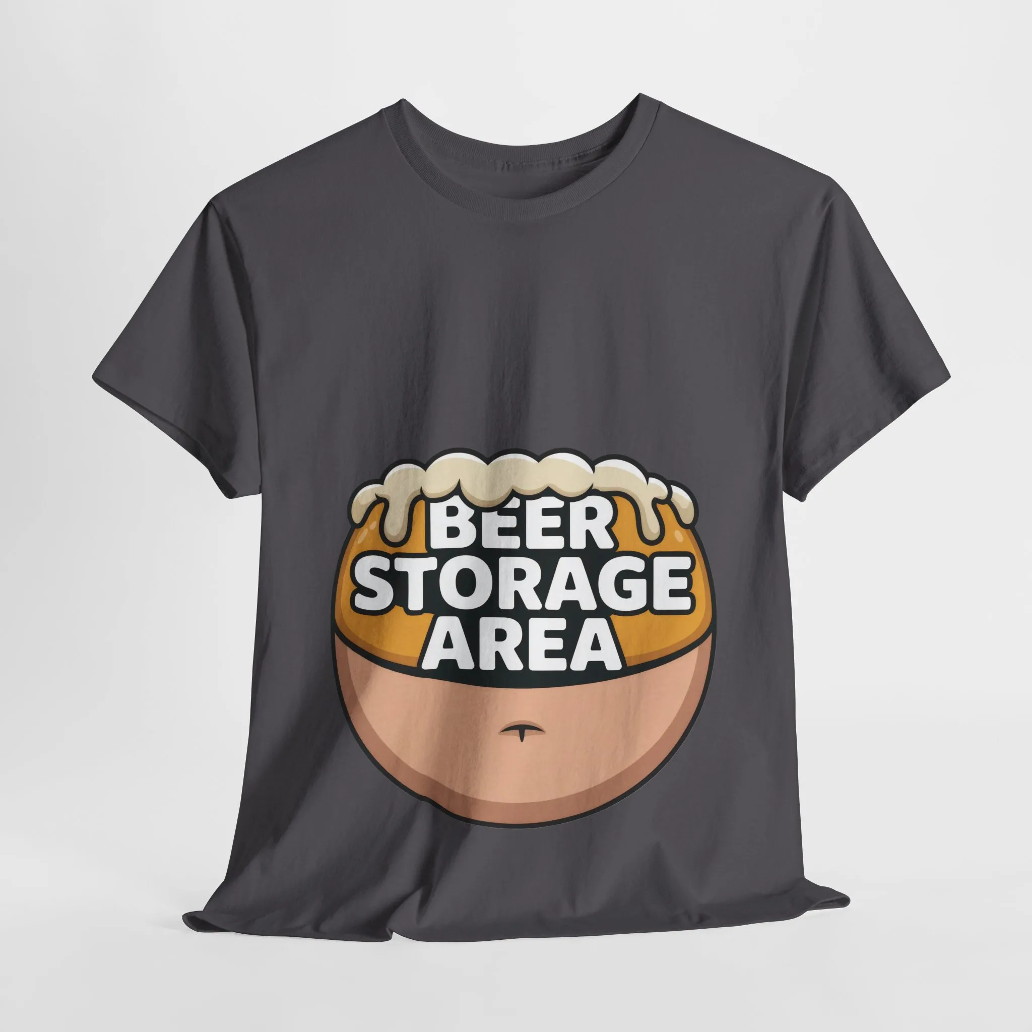 Funny Beer Belly T-Shirt, Beer Storage Area Graphic Tee for Men, Dad Bod Humor Shirt, Beer Lovers Gift, Drinking Gift, Party Apparel - Image 16