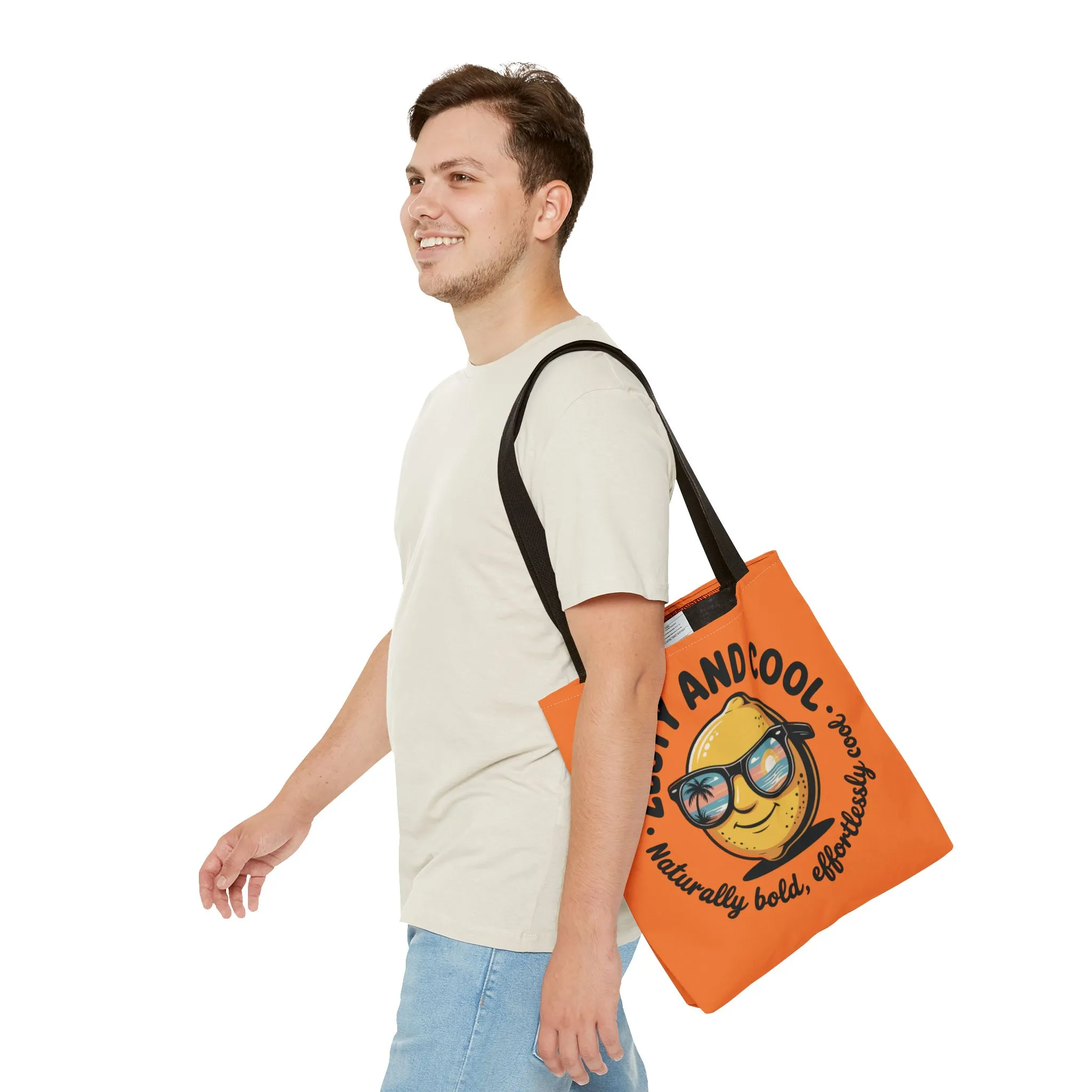 Zesty Lemon Tote Bag - Fun & Bold Carry-All for Everyday Use, Summer, Beach Days, Gifts, Eco-Friendly Shopping, Large Tote Bag - Image 13