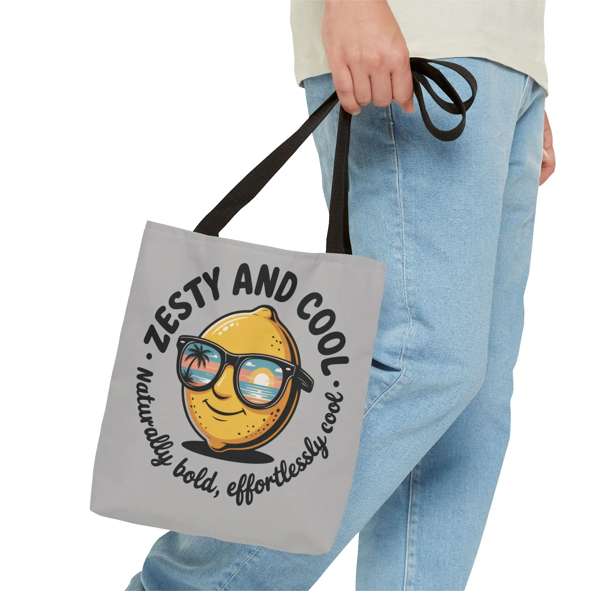 Zesty Lemon Tote Bag - Fun & Bold Carry-All for Everyday Use, Summer, Beach Days, Gifts, Eco-Friendly Shopping, Large Tote Bag - Image 8