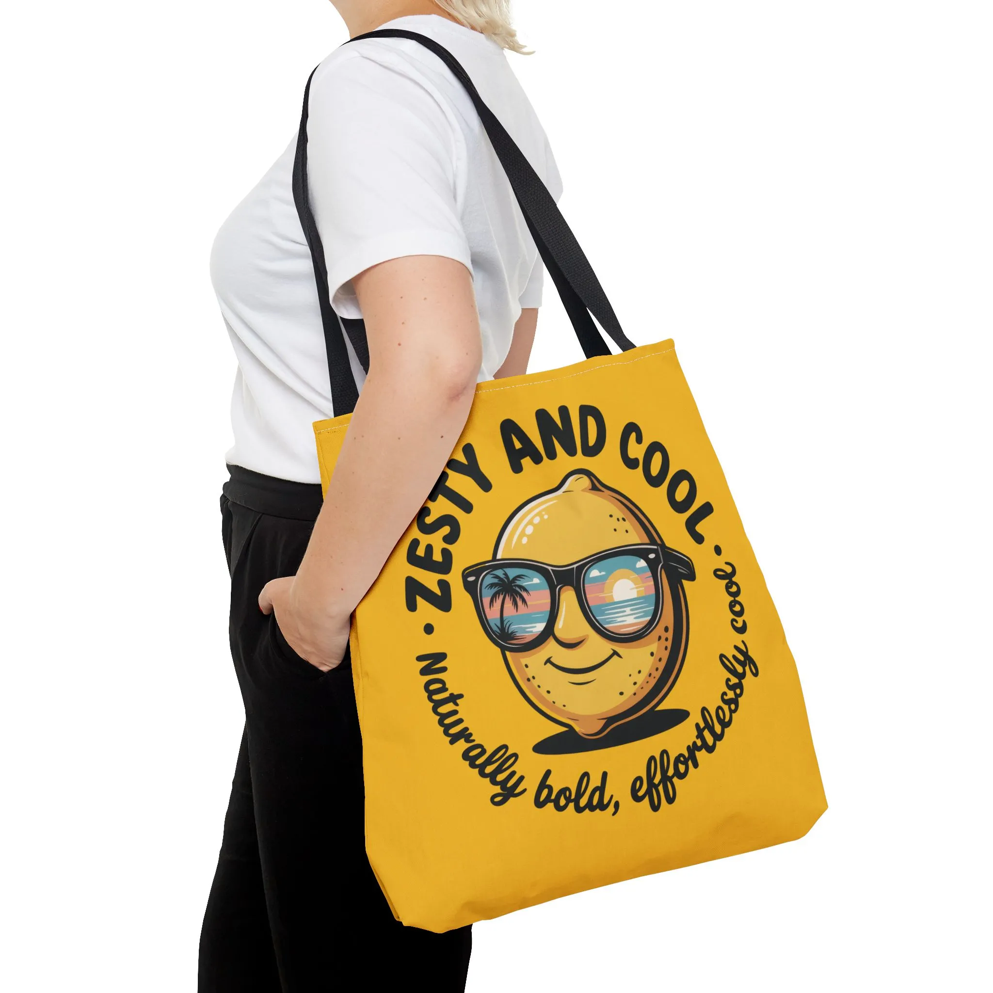 Zesty Lemon Tote Bag - Fun & Bold Carry-All for Everyday Use, Summer, Beach Days, Gifts, Eco-Friendly Shopping, Large Tote Bag - Image 19