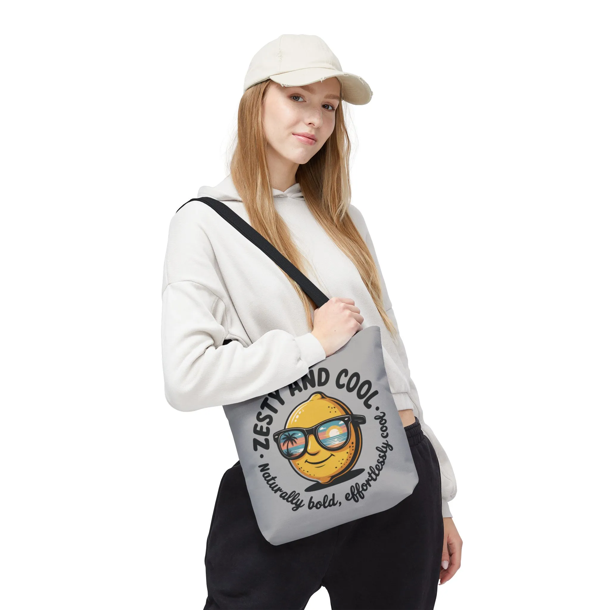Zesty Lemon Tote Bag - Fun & Bold Carry-All for Everyday Use, Summer, Beach Days, Gifts, Eco-Friendly Shopping, Large Tote Bag - Image 10