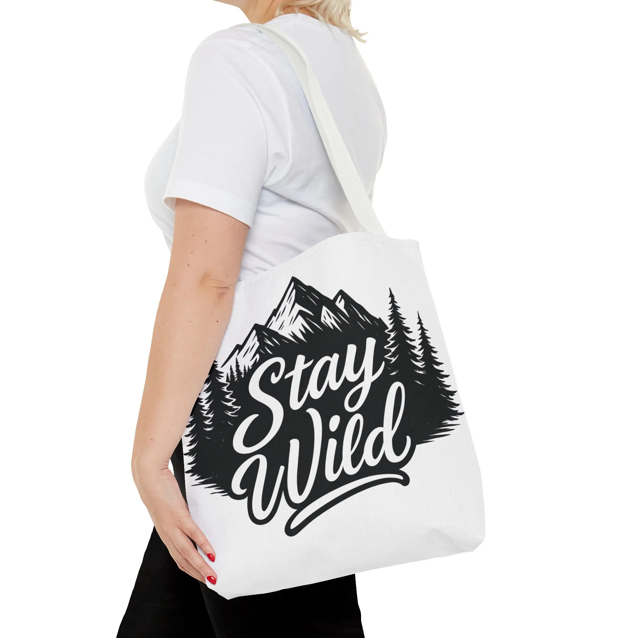 Stay Wild Tote Bag | Eco-friendly Shopping Bag, Adventure Tote, Outdoor Enthusiast Gift, Stylish Carryall, Perfect for Summer Adventures - Image 14