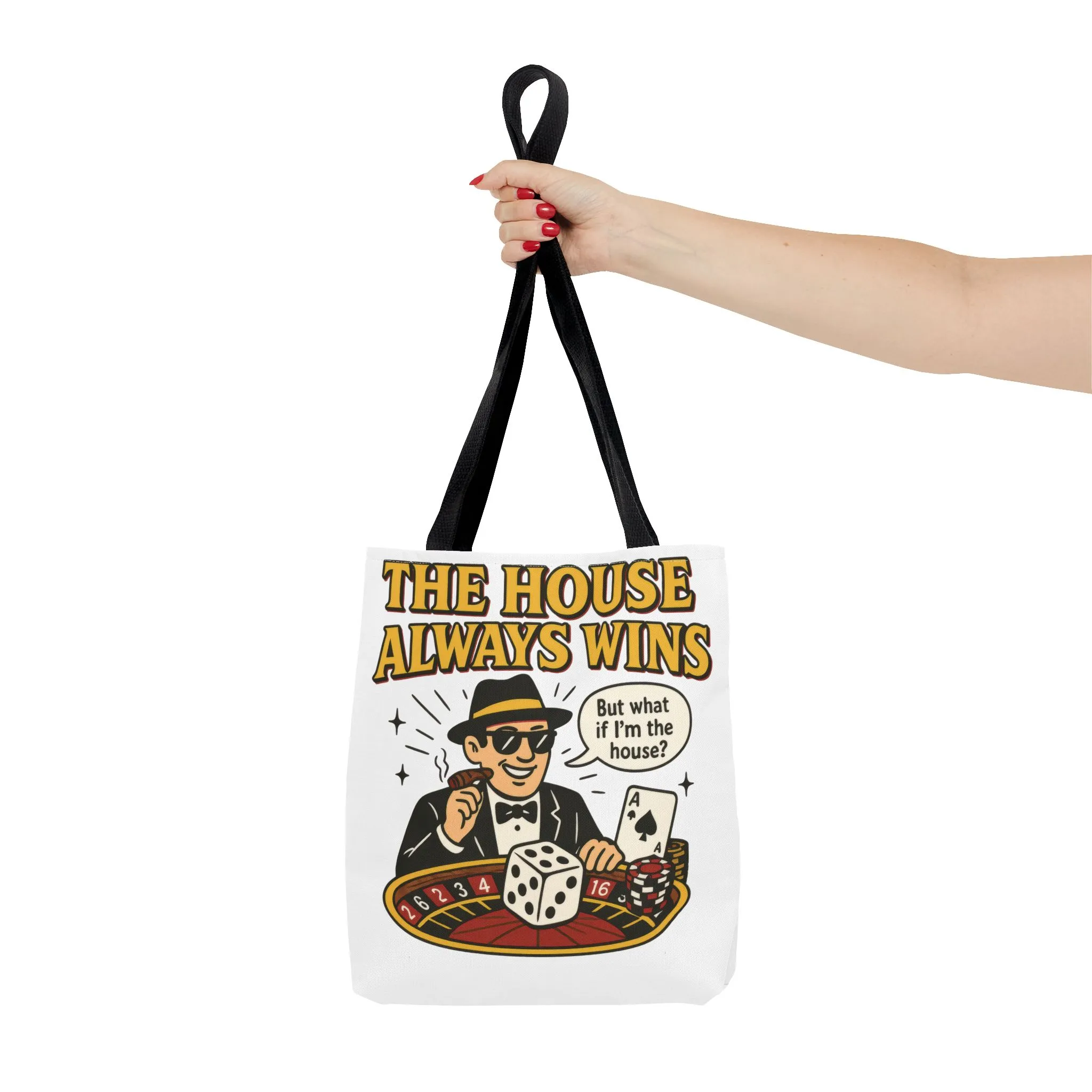Casino Vibes Tote Bag, Fun Gift for Gamblers, Everyday Use, Travel Accessory, Stylish Shopping Bag, Unique Gambling Merch - Image 9