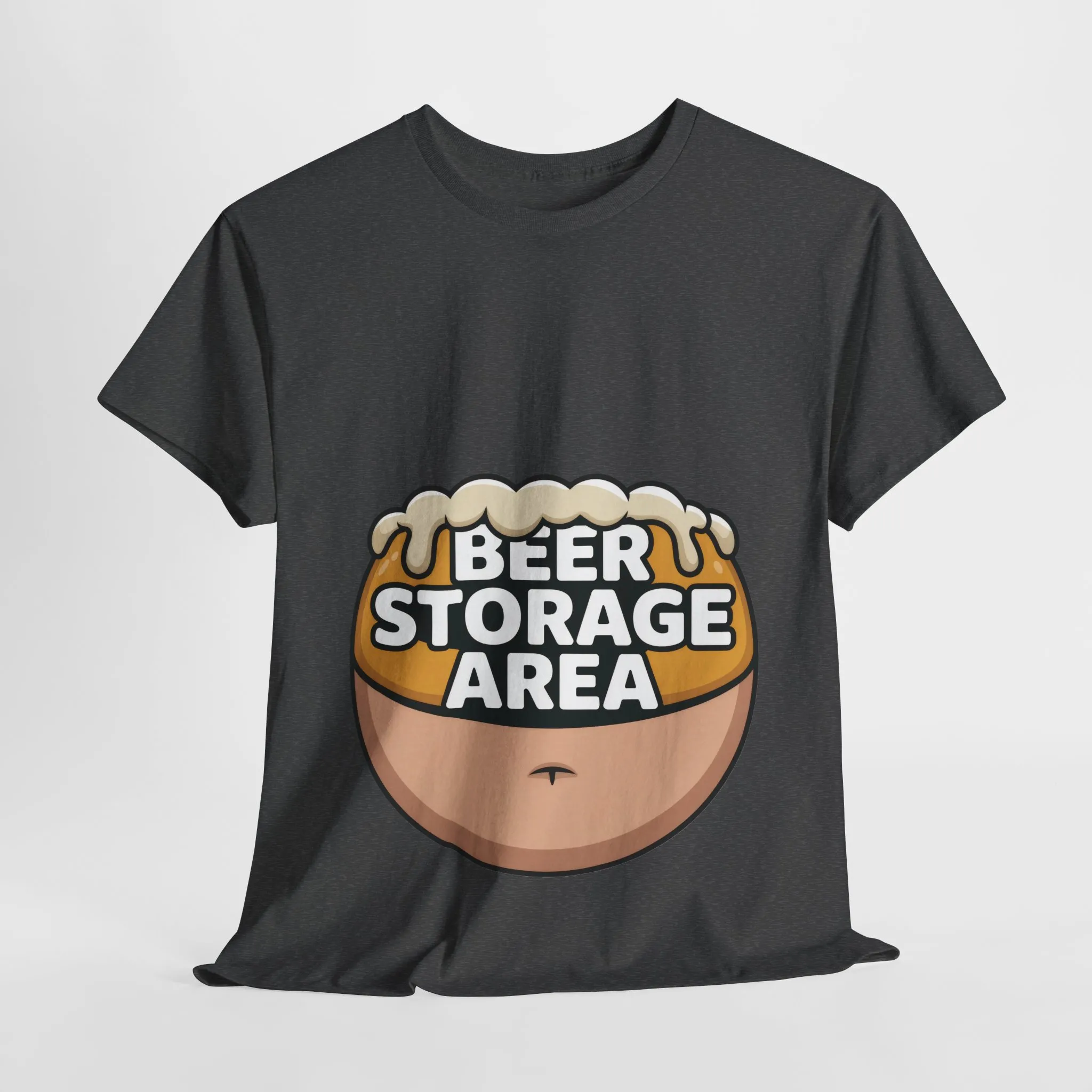 Funny Beer Belly T-Shirt, Beer Storage Area Graphic Tee for Men, Dad Bod Humor Shirt, Beer Lovers Gift, Drinking Gift, Party Apparel - Image 13