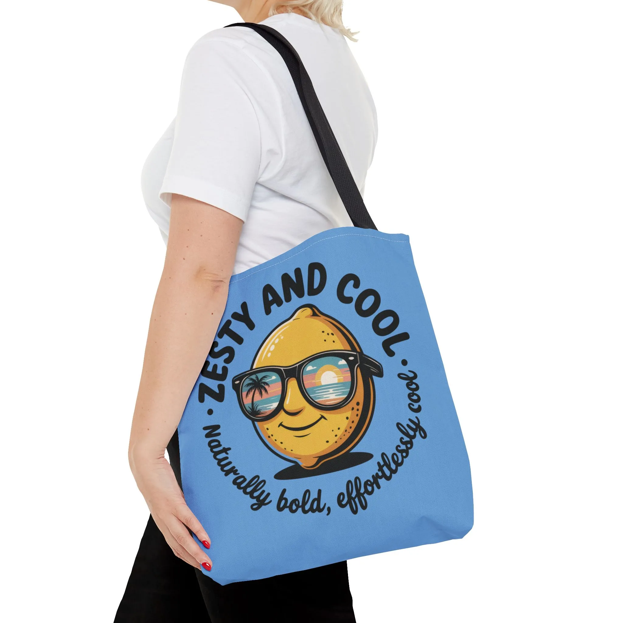 Zesty Lemon Tote Bag - Fun & Bold Carry-All for Everyday Use, Summer, Beach Days, Gifts, Eco-Friendly Shopping, Large Tote Bag - Image 14