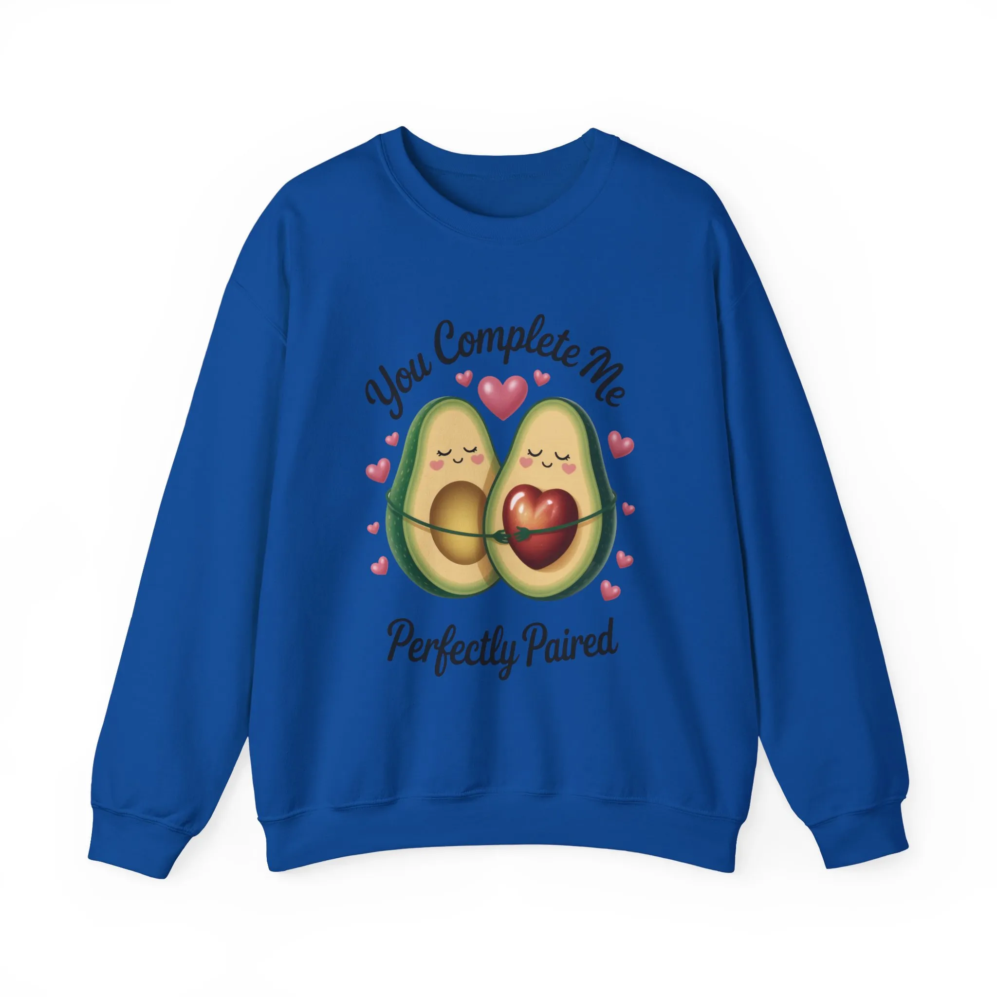 Cute Avocado Love Crewneck Sweatshirt, Sweatshirt for Couples, Perfect Gift for Valentines Day, Cozy Apparel, Avocado Lover Gift - Image 34