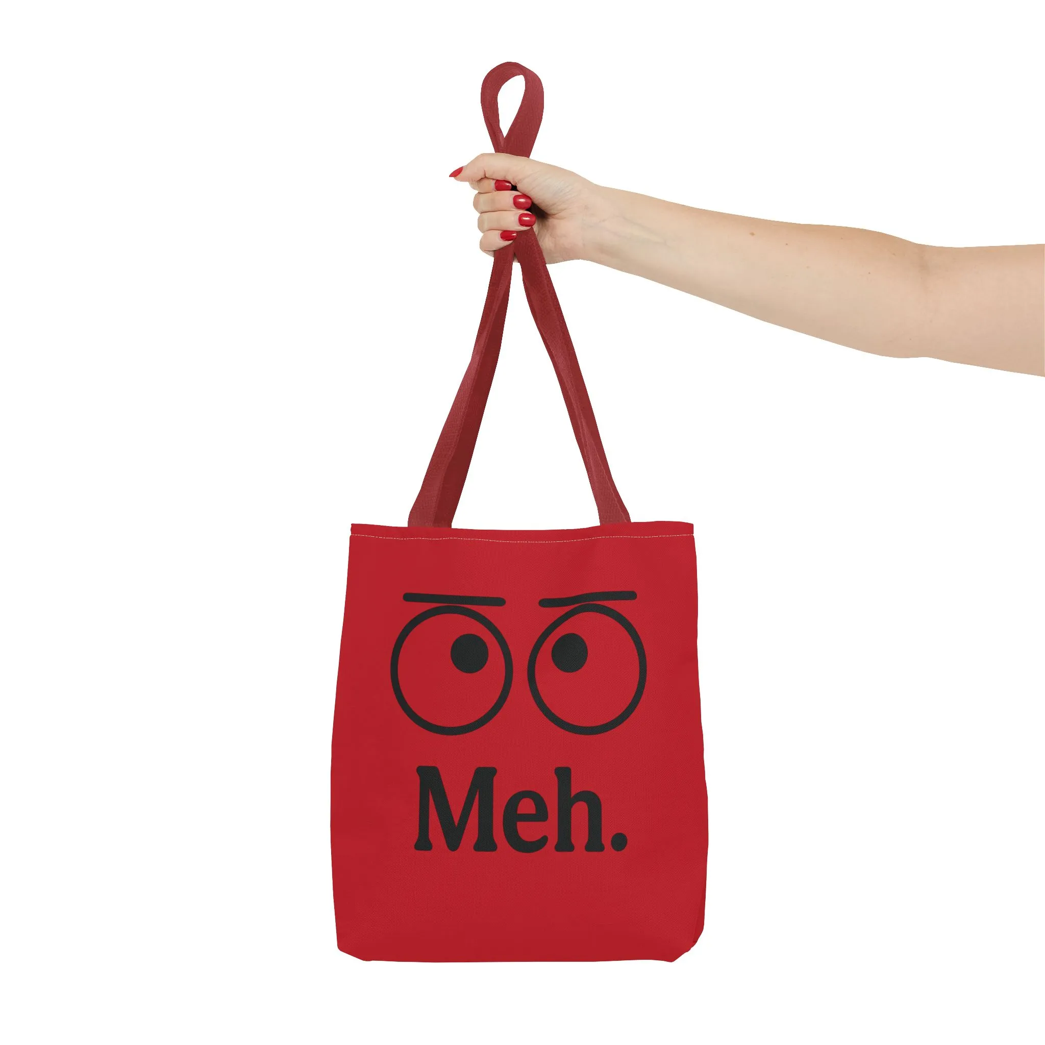 Meh. Tote Bag - Perfect Gift for Sarcastic Friends, Trendy Everyday Use, Unique Statement Accessory, Ideal for School, Work, Shopping - Image 19