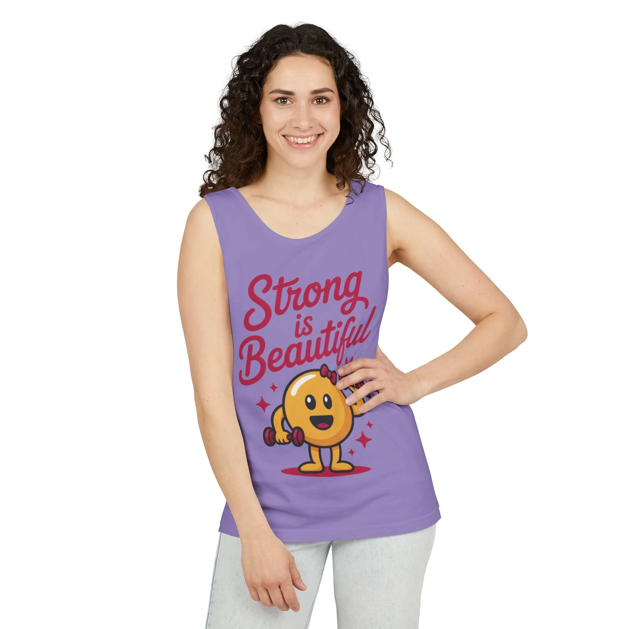 Strong is Beautiful Womens Tank Top, Cute Fitness and Gym Motivation Shirt, Workout Shirt, Exercise Top, Gift for Her, SummerActivewear - Image 18