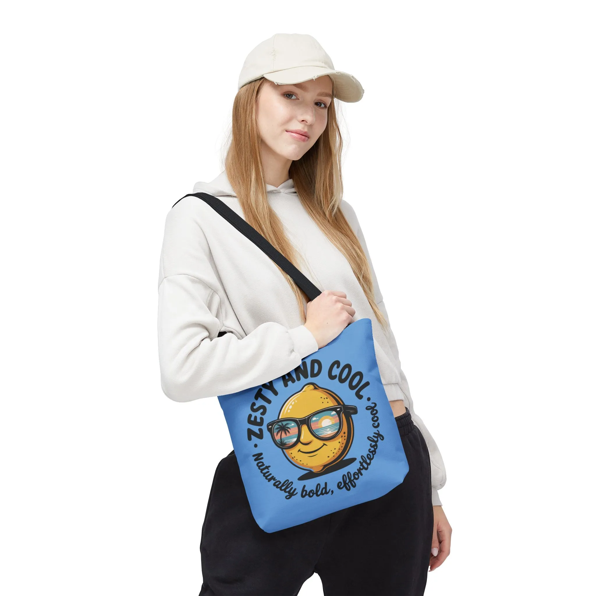 Zesty Lemon Tote Bag - Fun & Bold Carry-All for Everyday Use, Summer, Beach Days, Gifts, Eco-Friendly Shopping, Large Tote Bag - Image 10