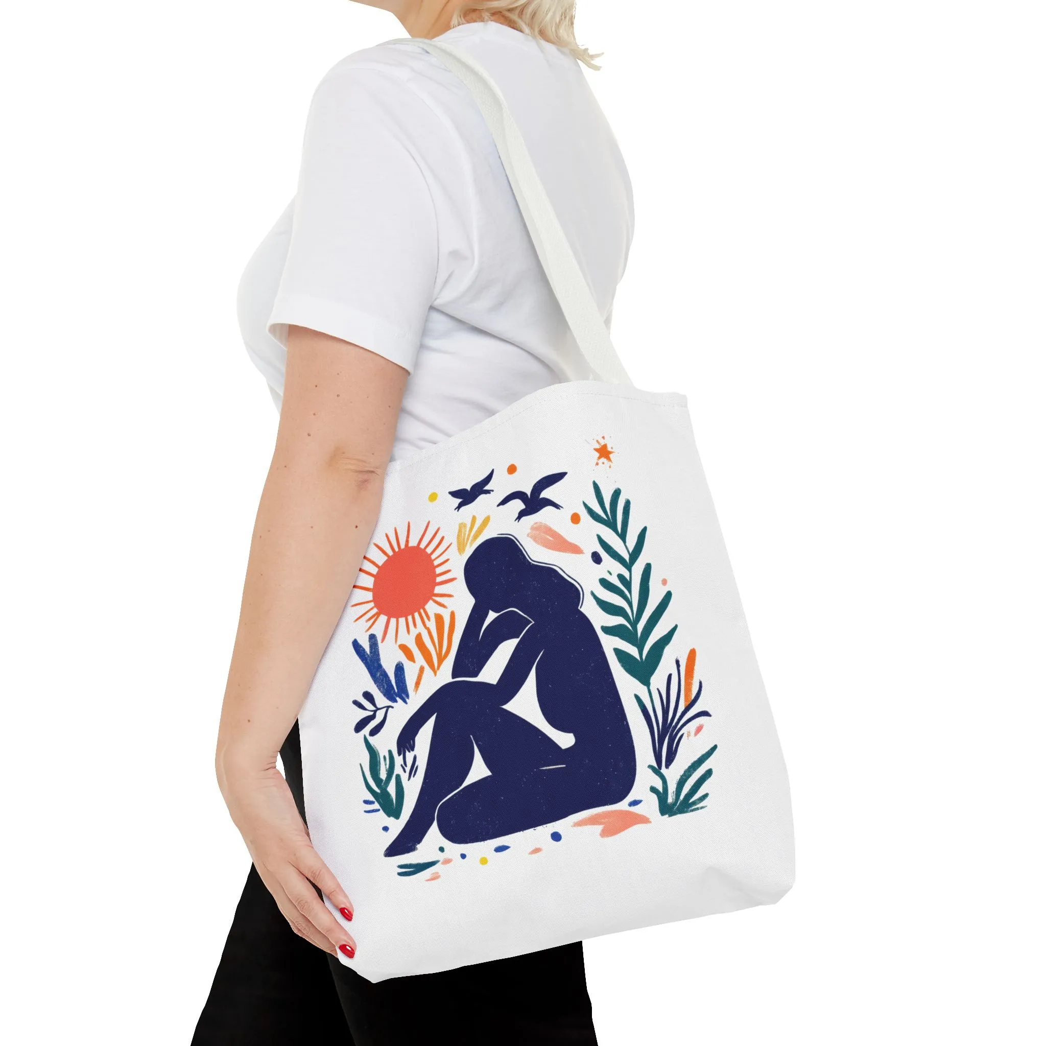 Boho Art Tote Bag, Versatile Eco-Friendly Carryall, Gift for Her, Summer Outing, Beach Bag, Reusable Shopping Tote - Image 36