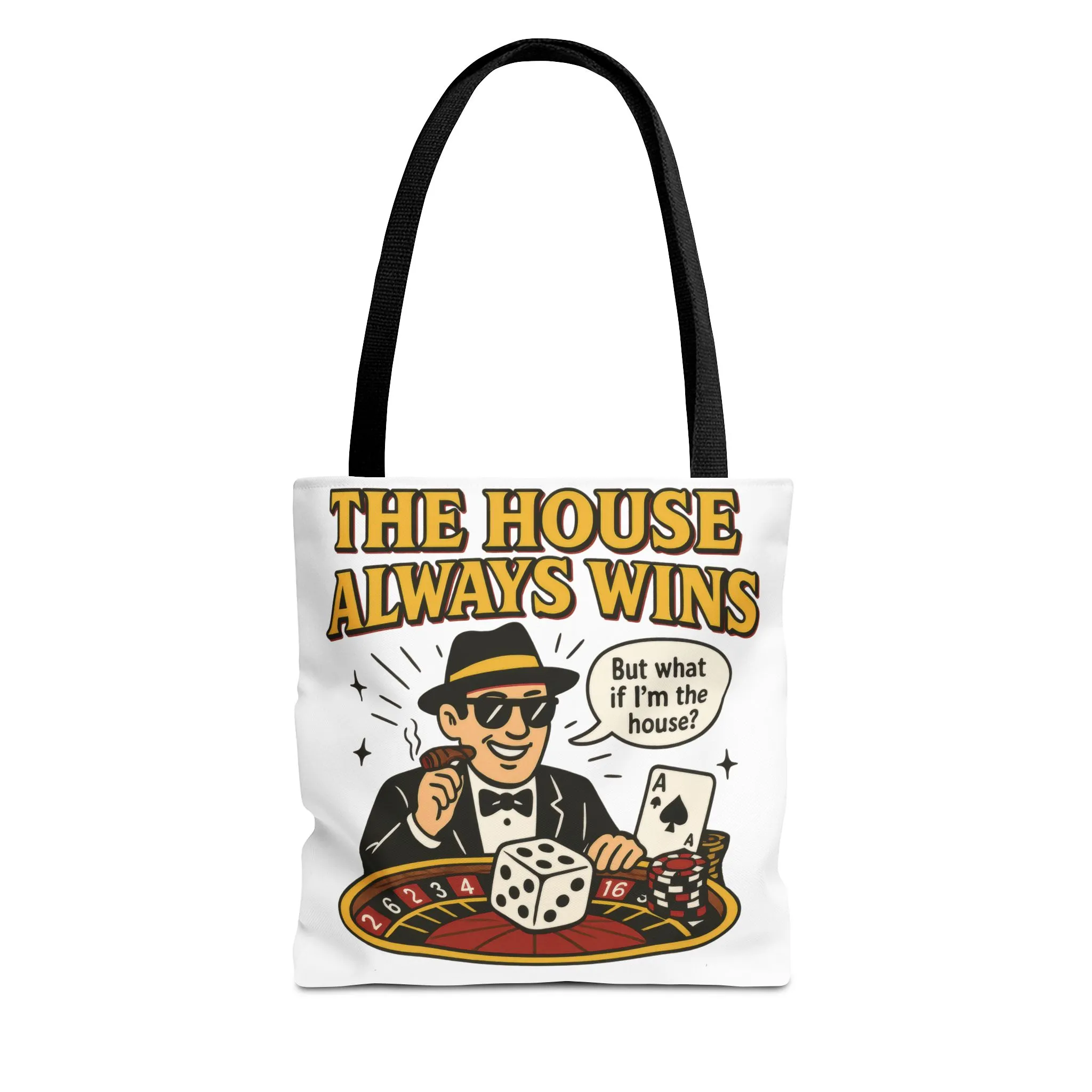 Casino Vibes Tote Bag, Fun Gift for Gamblers, Everyday Use, Travel Accessory, Stylish Shopping Bag, Unique Gambling Merch - Image 6