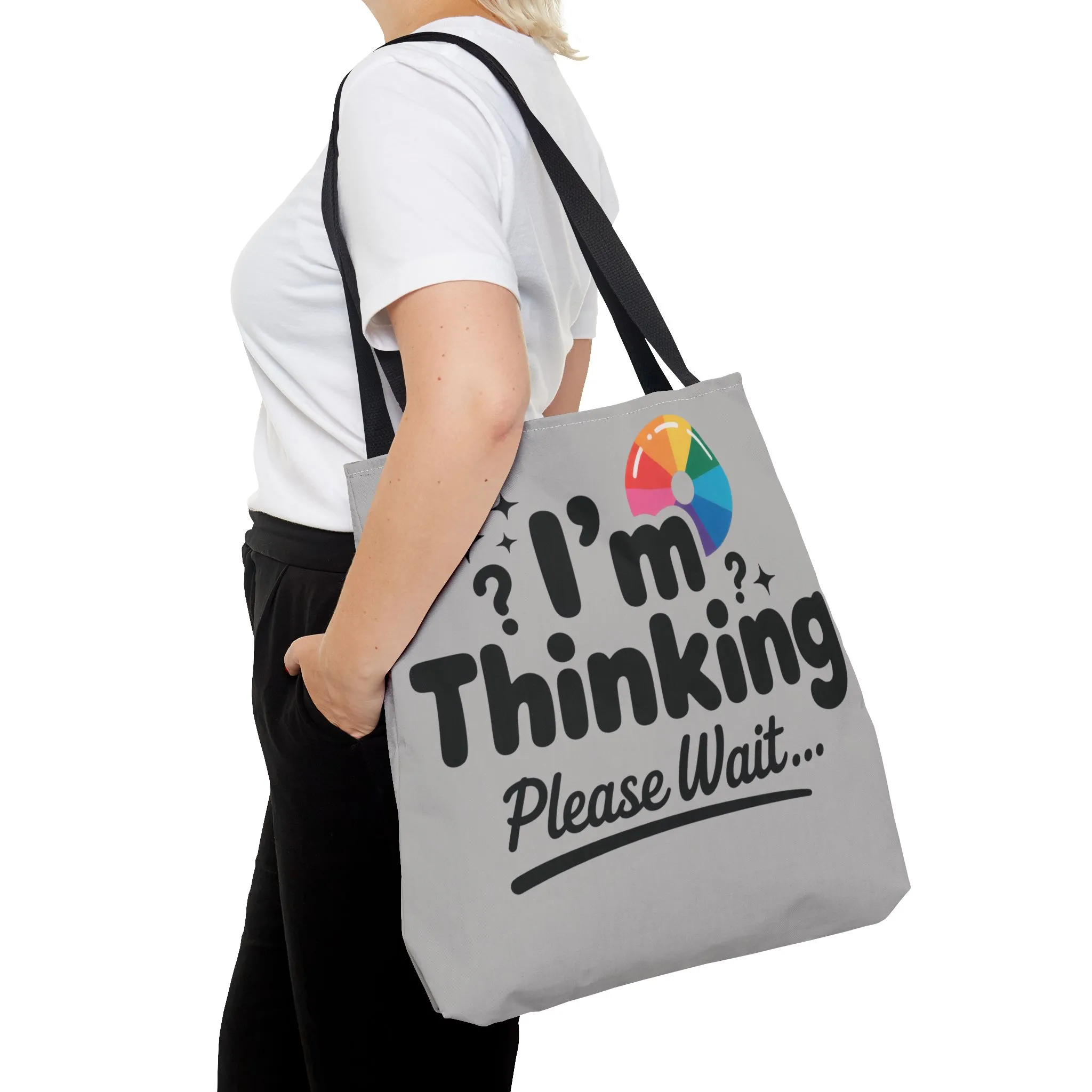 Whimsical Thinking Tote Bag, Funny Gift, Carry-All for Daily Use, Ideal for Birthdays and Graduations, Work or School Tote for Women and Men - Image 4