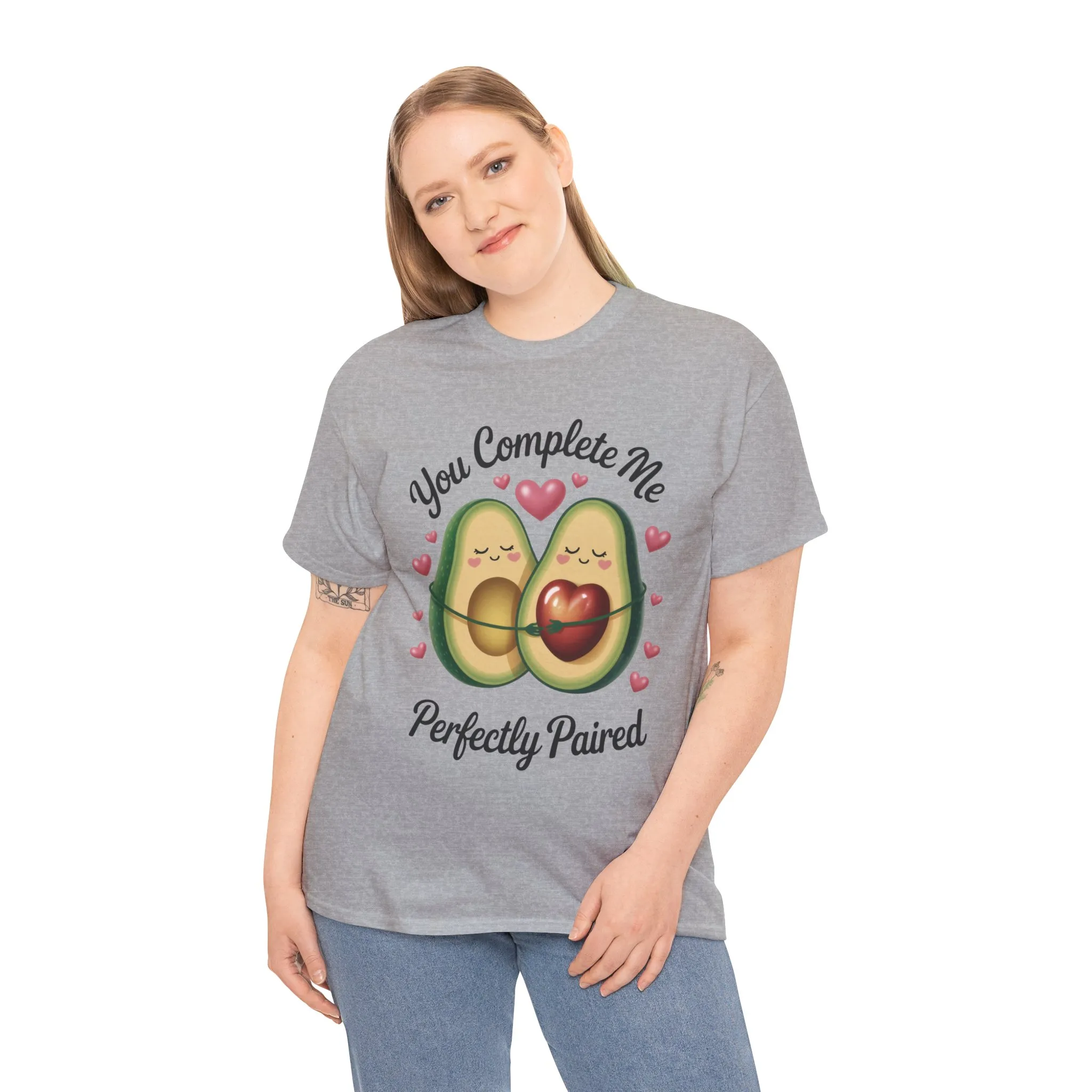 Cute Avocado Love Womens Tee, Perfect for Couples, Valentine's Day Gift, Relationship Shirt, Avocado Lover Apparel - Image 12