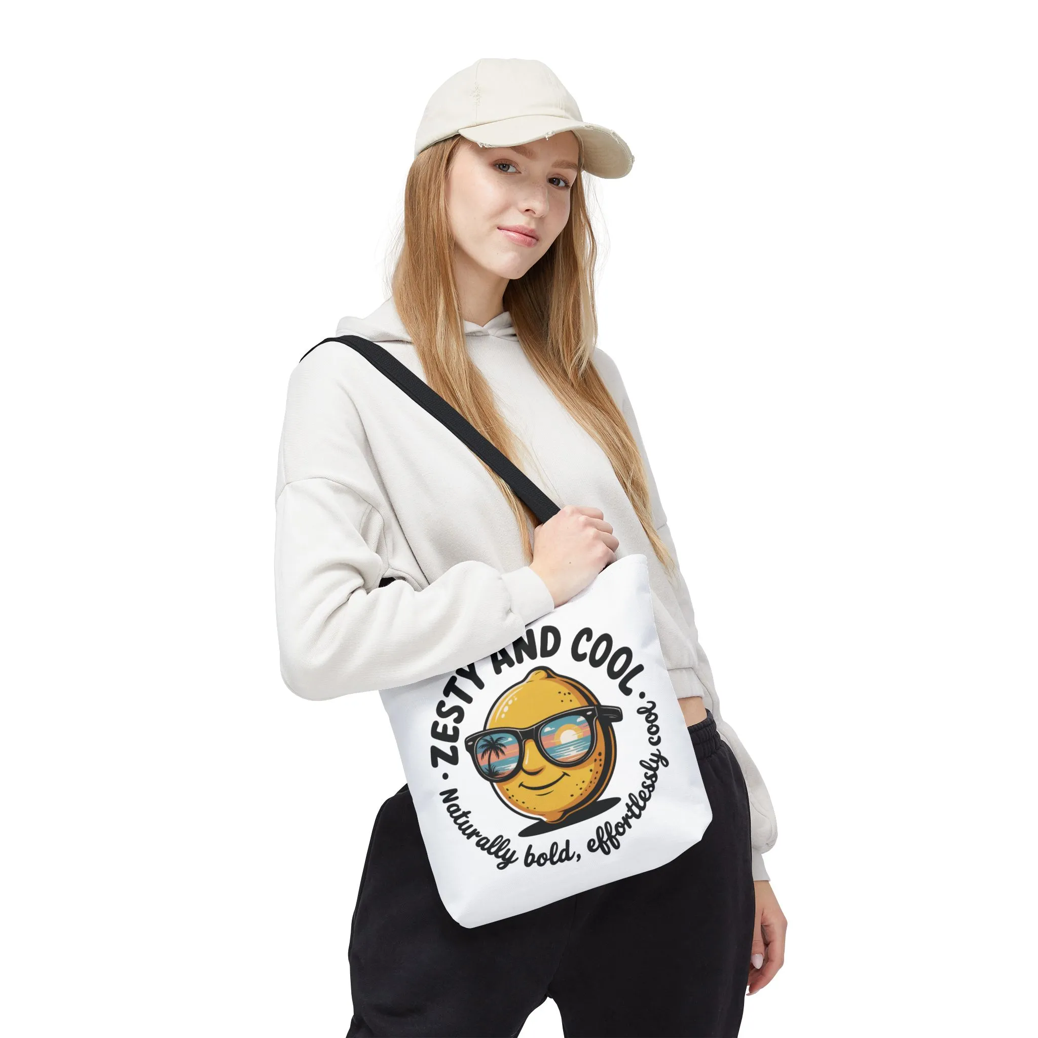 Zesty Lemon Tote Bag - Fun & Bold Carry-All for Everyday Use, Summer, Beach Days, Gifts, Eco-Friendly Shopping, Large Tote Bag - Image 10