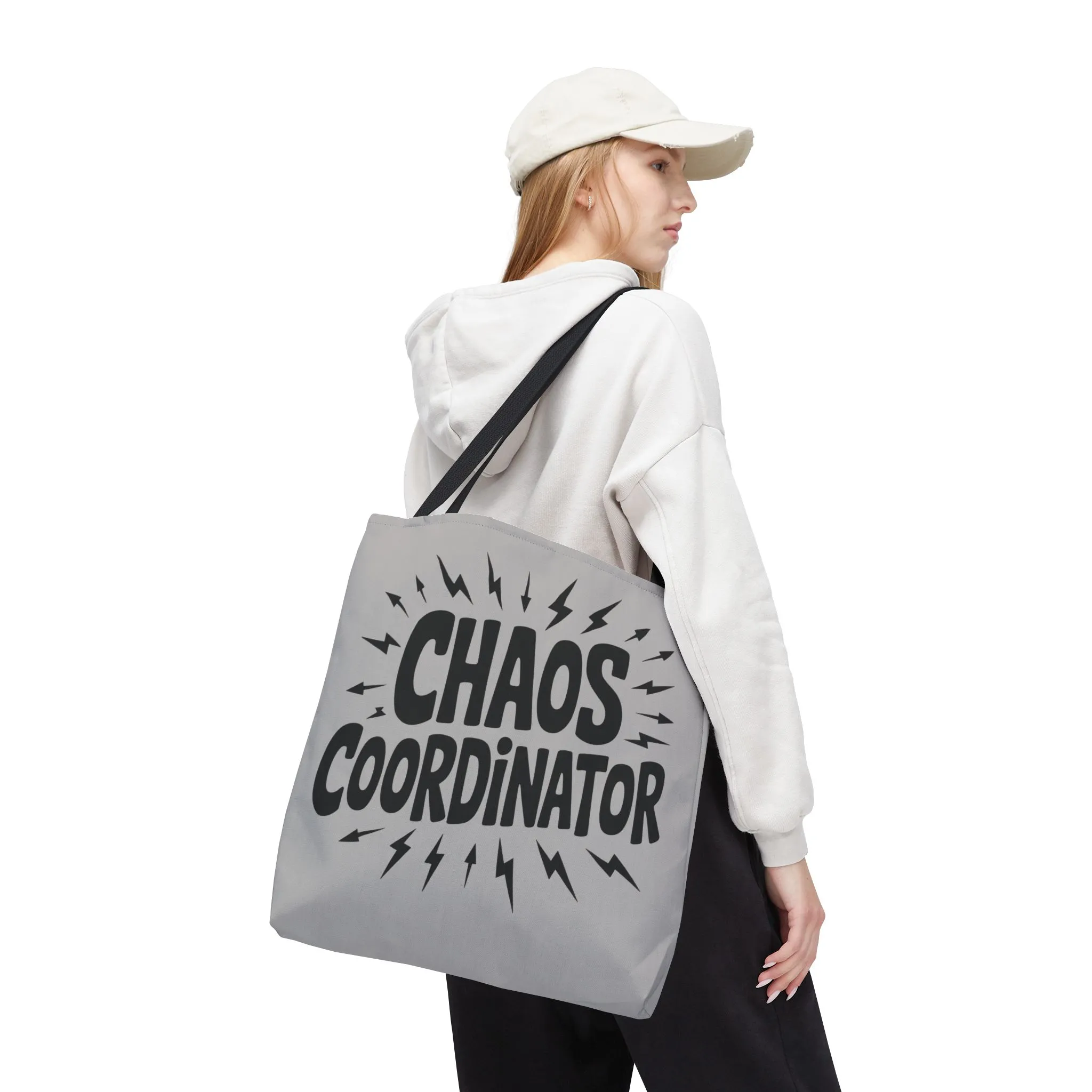 Chaos Coordinator Tote Bag, Fun Carryall for Busy Moms, Students, or Event Planners, Perfect Gift, Beach Weekender Bag, Large Tote Bag - Image 5