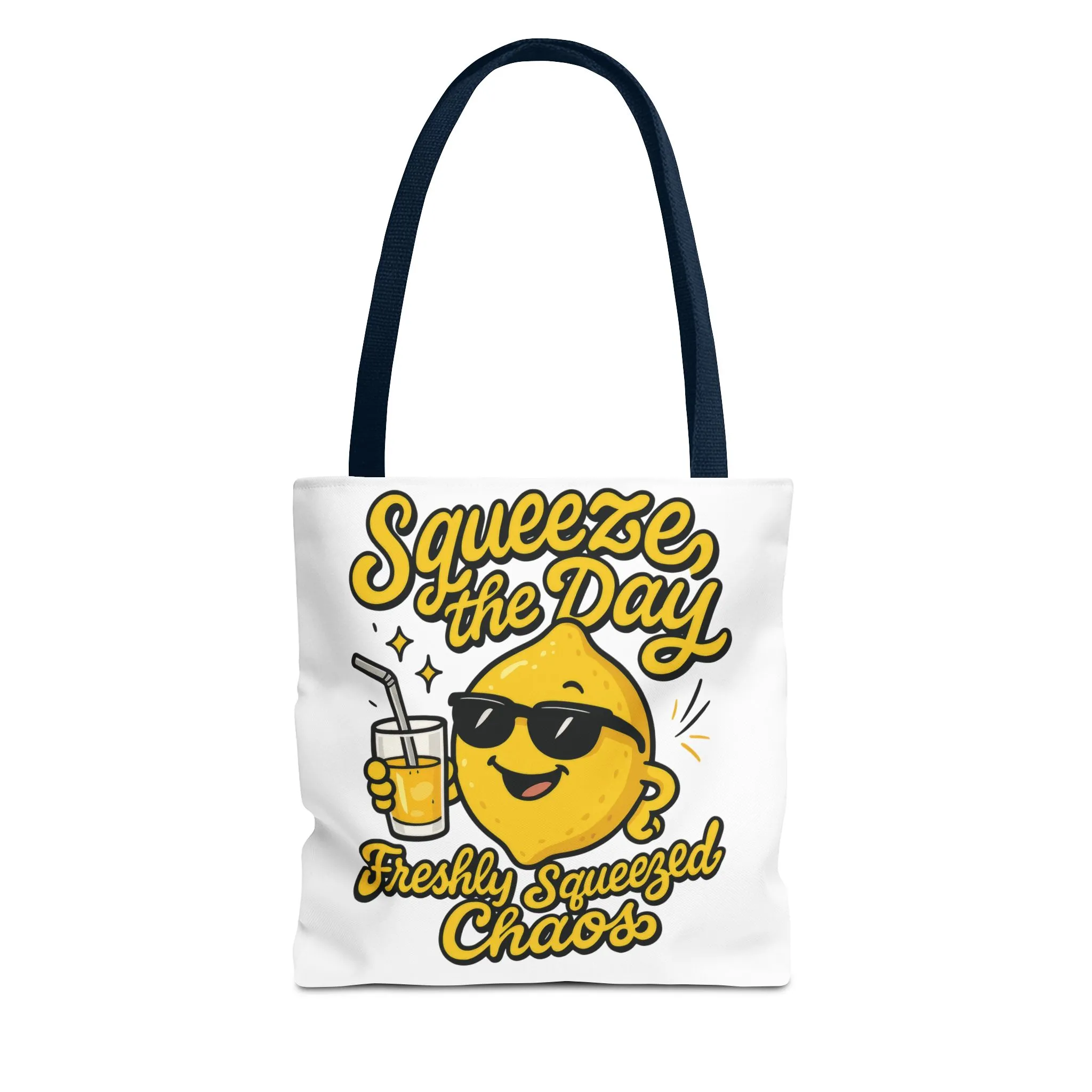 Lemon Themed Tote Bag, Squeeze the Day, Shopping Bag, Gift for Citrus Lovers, Eco-Friendly Carrier, Summer Accessory - Image 6