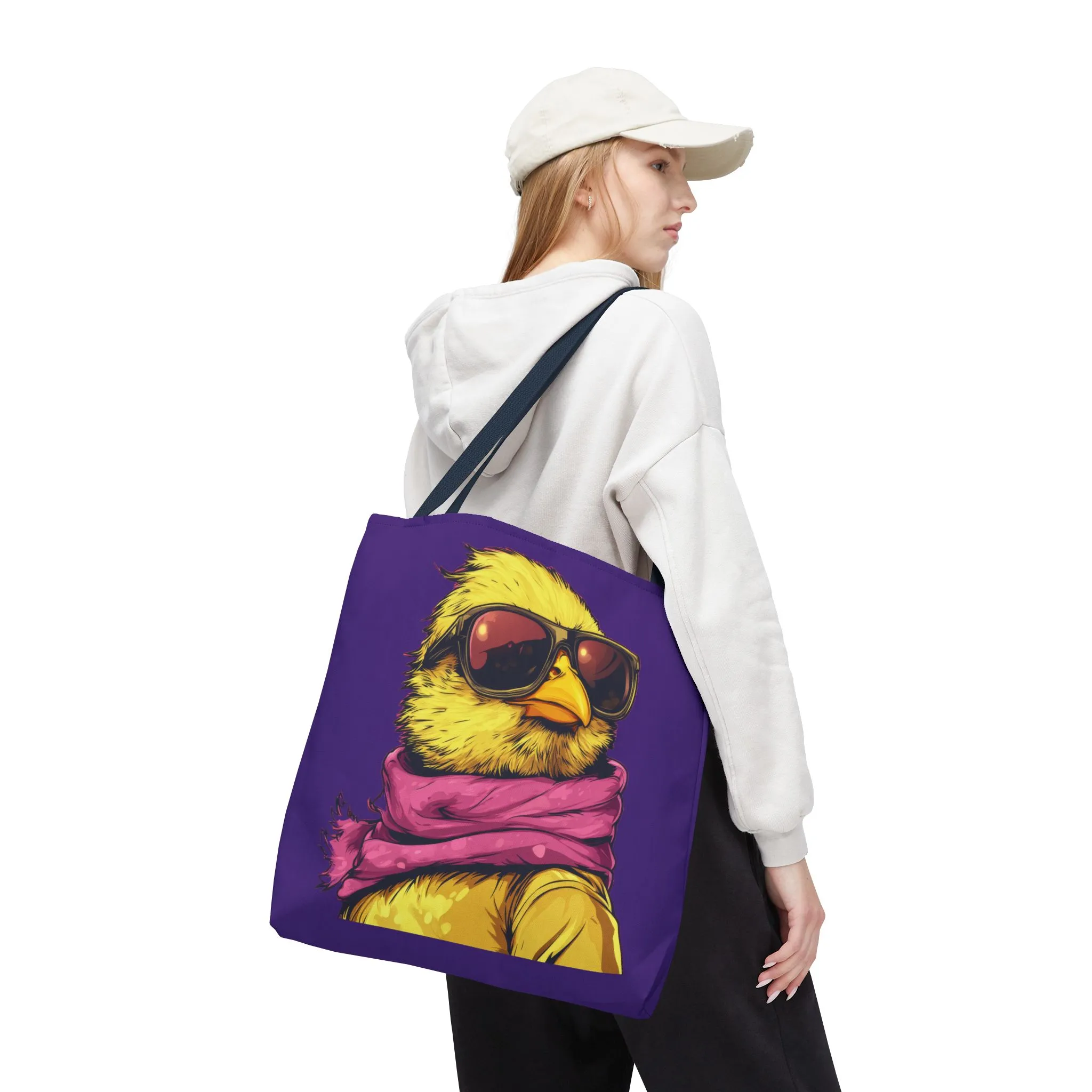 Chic Bird Tote Bag, Trendy Shopping Tote, Eco-friendly Bag, Gift for Animal Lovers, Summer Accessory, Beach Weekender Bag, Large Canvas Bag - Image 30