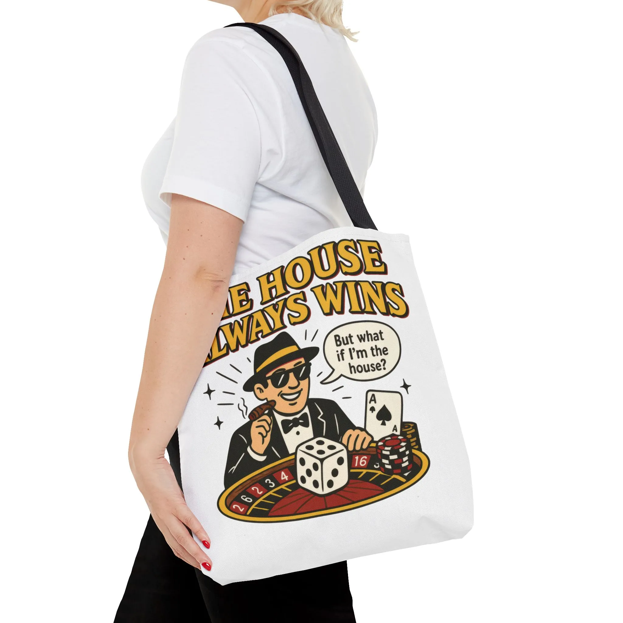Casino Vibes Tote Bag, Fun Gift for Gamblers, Everyday Use, Travel Accessory, Stylish Shopping Bag, Unique Gambling Merch - Image 14
