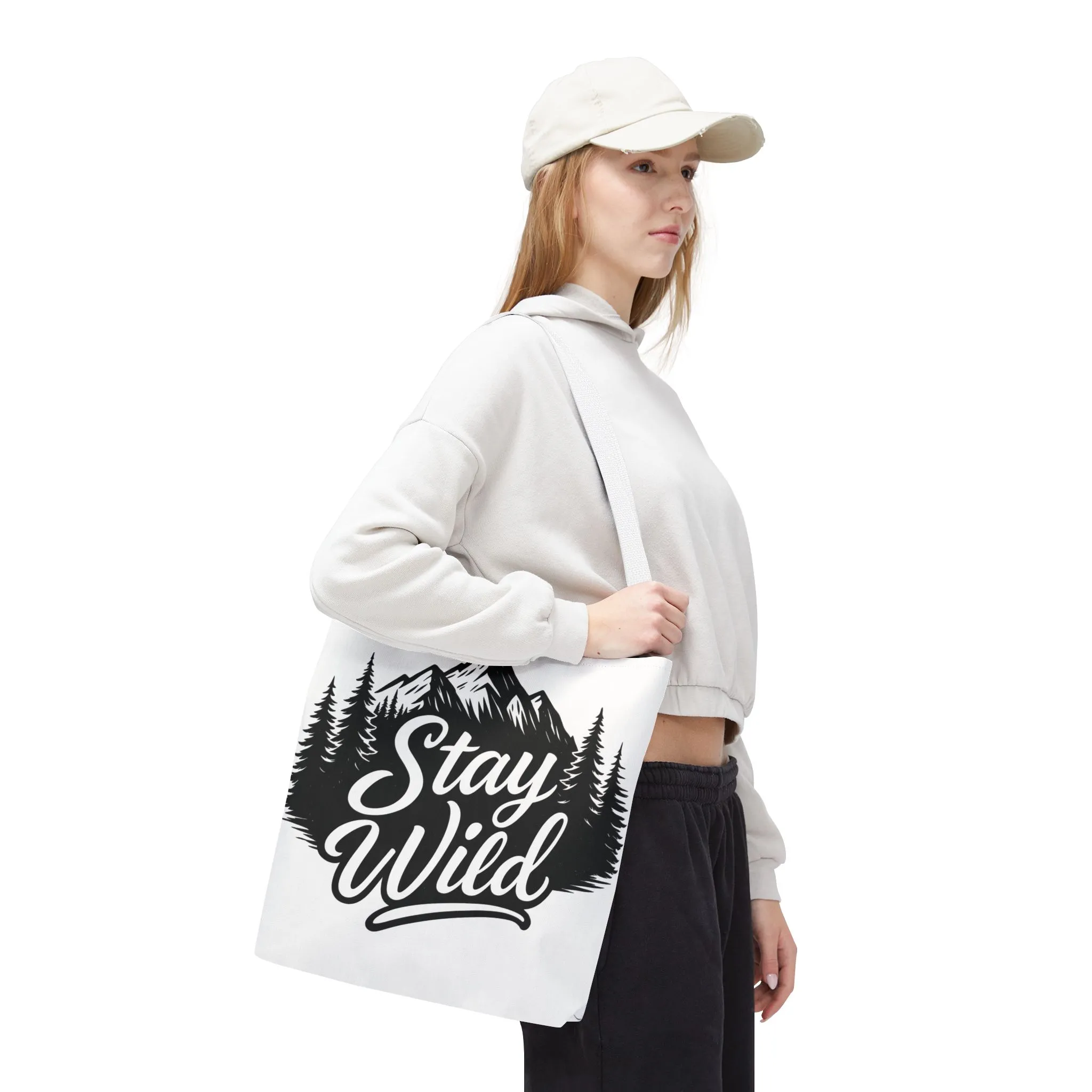 Stay Wild Tote Bag | Eco-friendly Shopping Bag, Adventure Tote, Outdoor Enthusiast Gift, Stylish Carryall, Perfect for Summer Adventures - Image 15