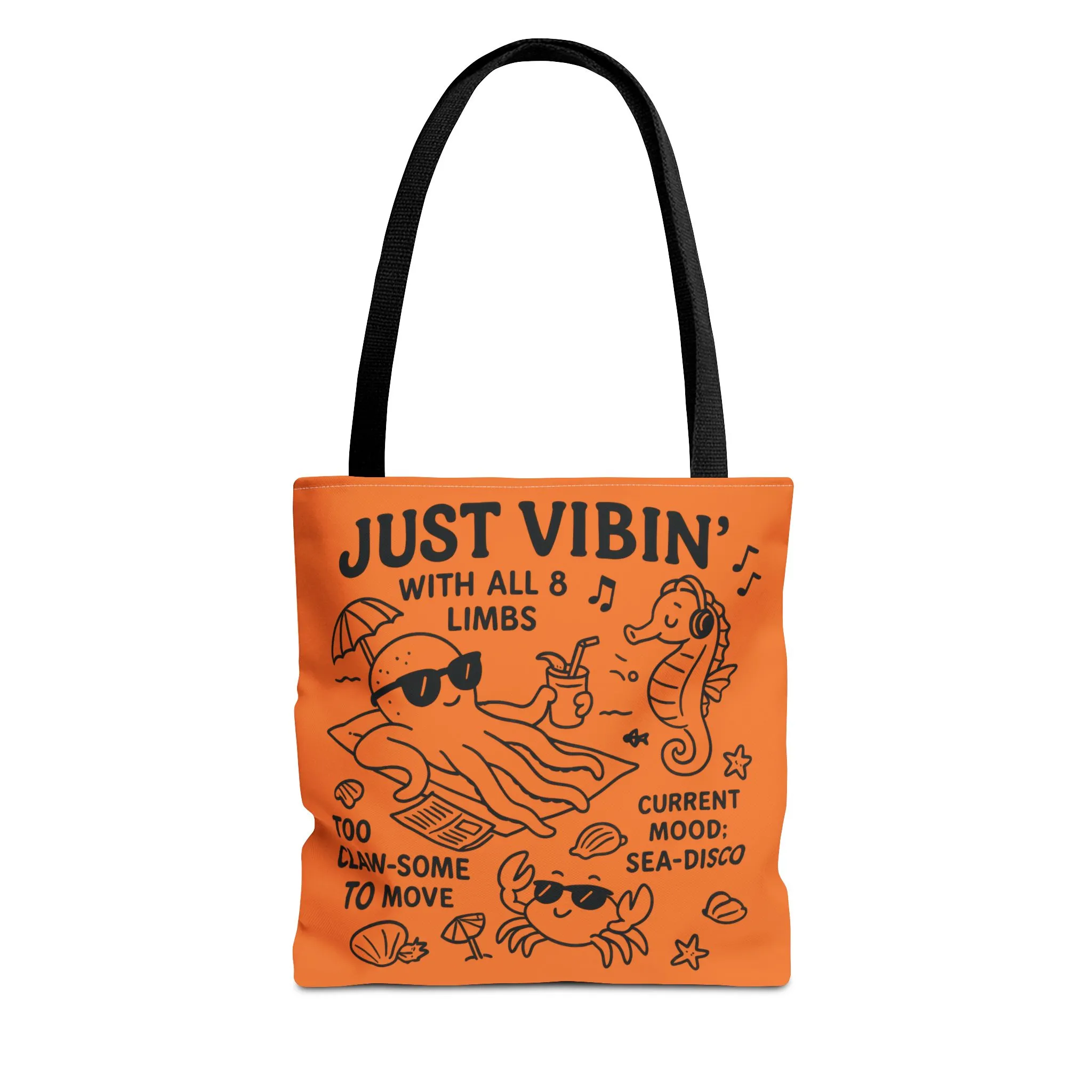Fun Sea-Themed Tote Bag, Beach Accessories, Summer Vibes, Gift for Ocean Lovers, Reusable Shopping Bag, Cute Beach Tote - Image 6