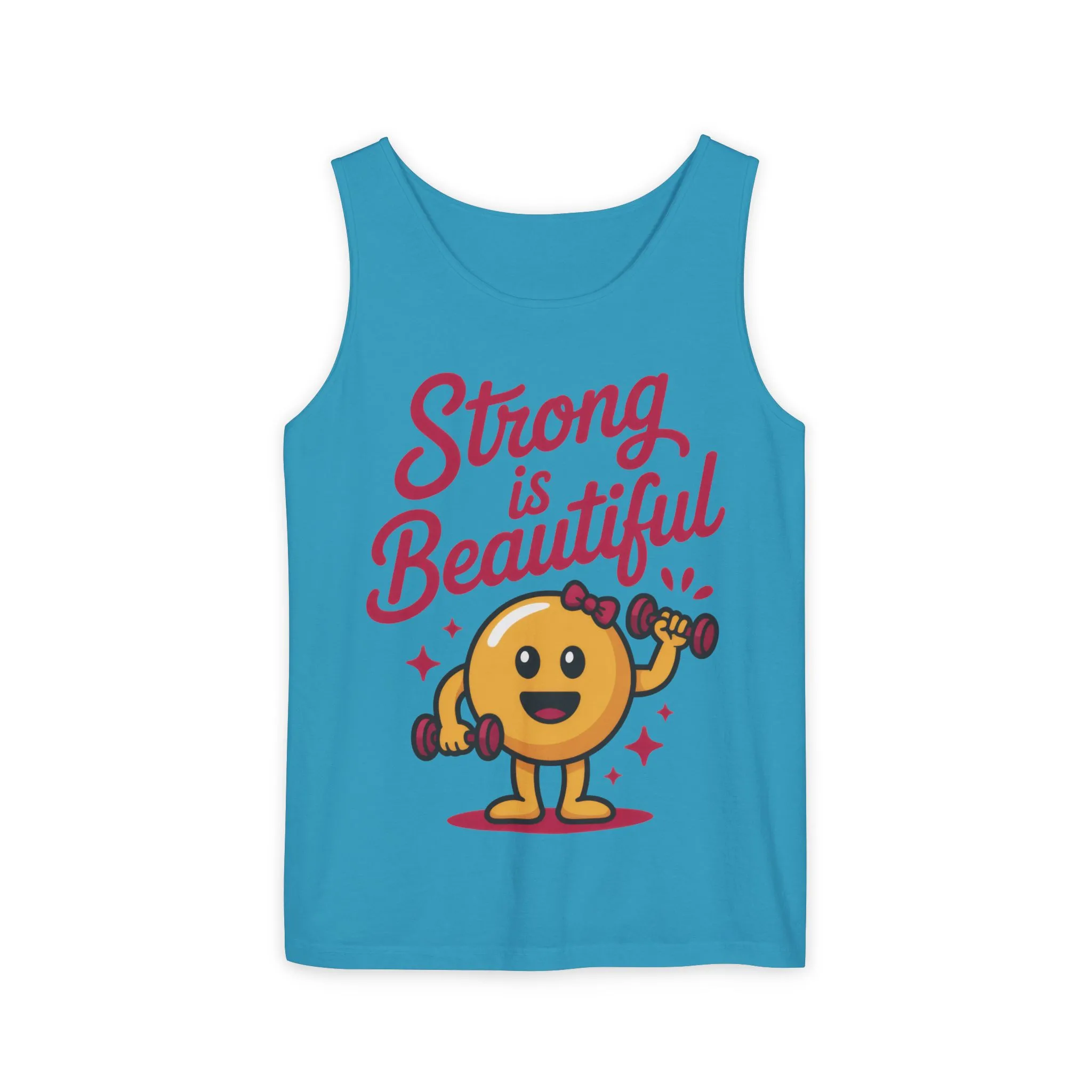 Strong is Beautiful Womens Tank Top, Cute Fitness and Gym Motivation Shirt, Workout Shirt, Exercise Top, Gift for Her, SummerActivewear - Image 7