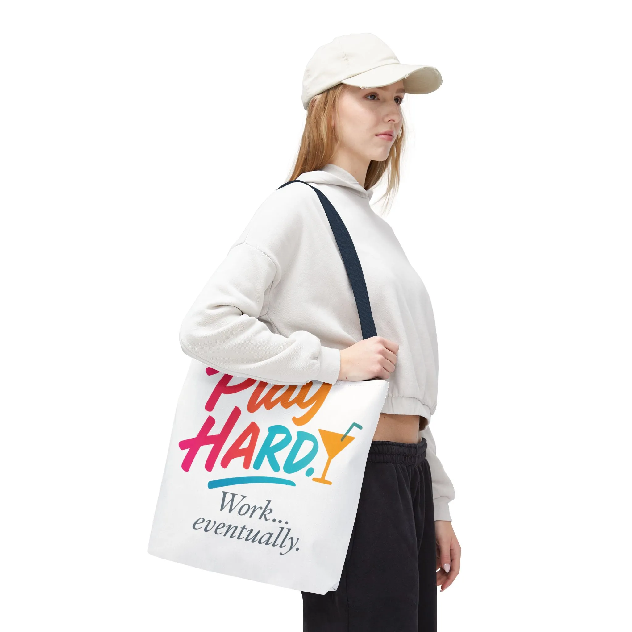 Play Hard Tote Bag - Fun, Stylish, Tote for Work & Play, Summer, Gift, Beach Bag, Everyday Carry, Beach Weekender Bag, large canvas bag - Image 40