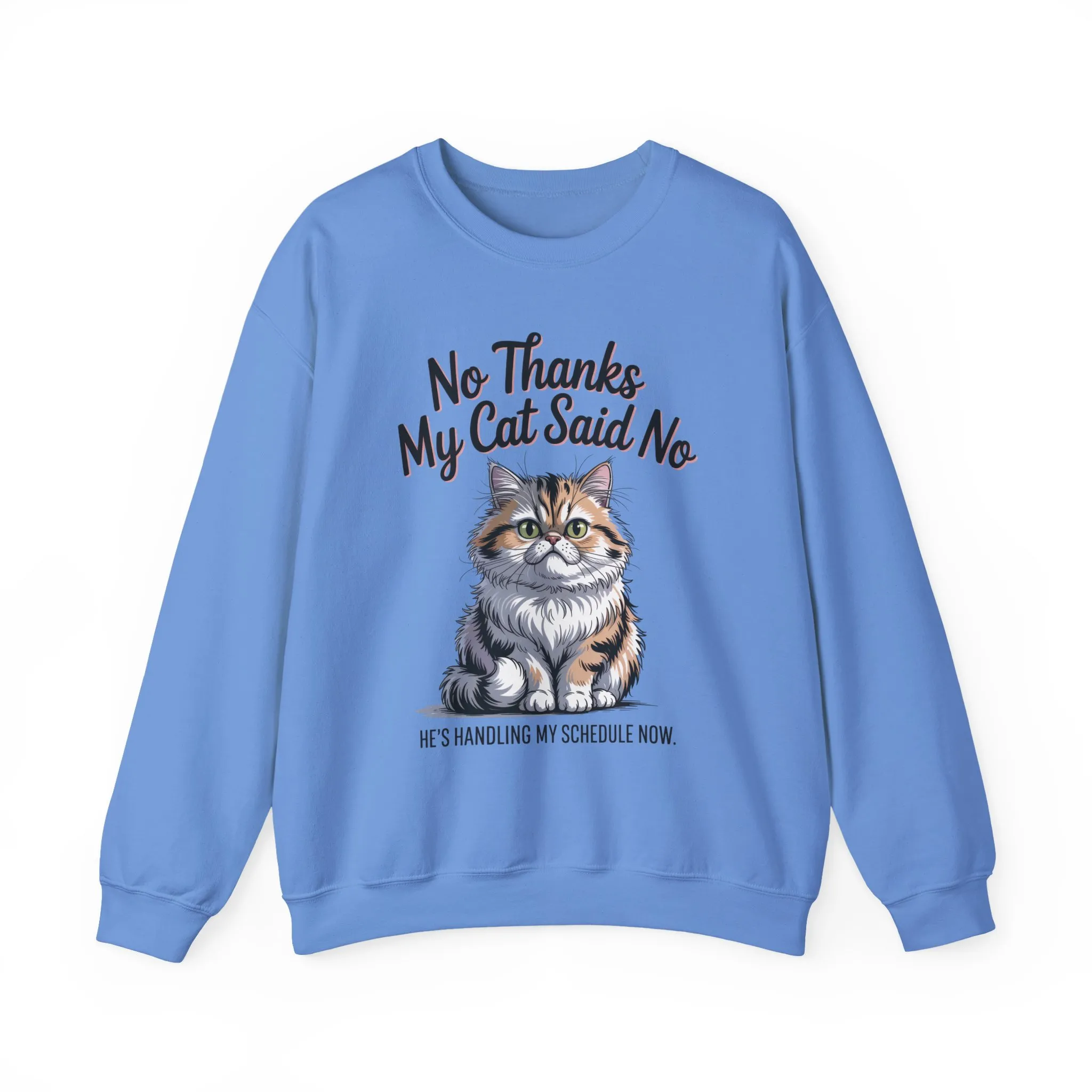 Funny Cat Crewneck Sweatshirt - Ideal Gift for Cat Lovers, Cozy Animal Sweater, Novelty Pet Lover Gift, Cute Cat-Themed Apparel, [...] - Image 2