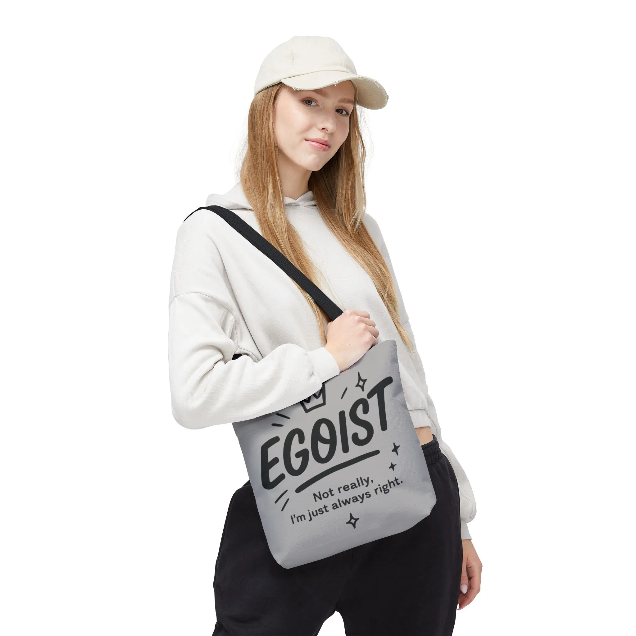 Egoist Tote Bag - Fun, Stylish Shopping Bag, Gift for Friends, Everyday Use, Quote Bag, Casual Chic Essential, Beach Tote - Image 10