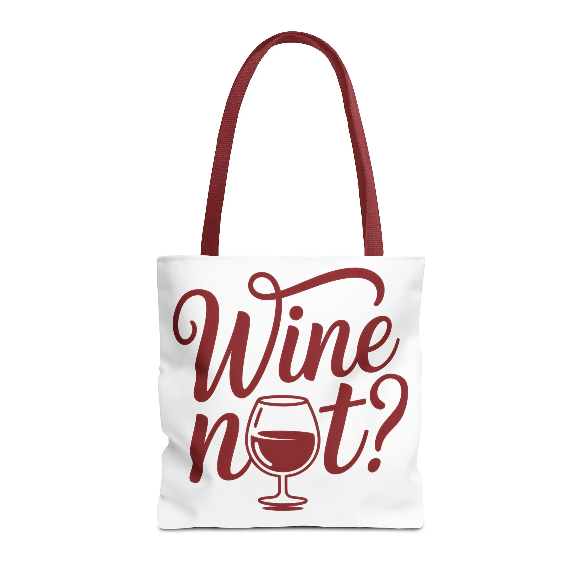 Wine Not? Tote Bag - Fun Wine Lover's Accessory for Parties, Gift for Wine Enthusiasts, Perfect for Grocery or Beach Outings, AOP Design - Image 6