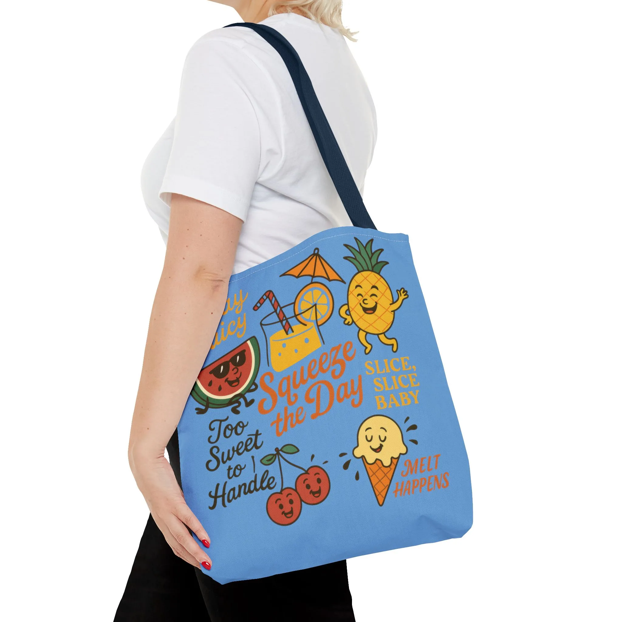 Juicy Summer Tote Bag, Fun Beach Carryall, Perfect for Grocery Shopping, Reusable Market Tote, Cute Gift for Fruit Lovers, Large Tote Bag - Image 29