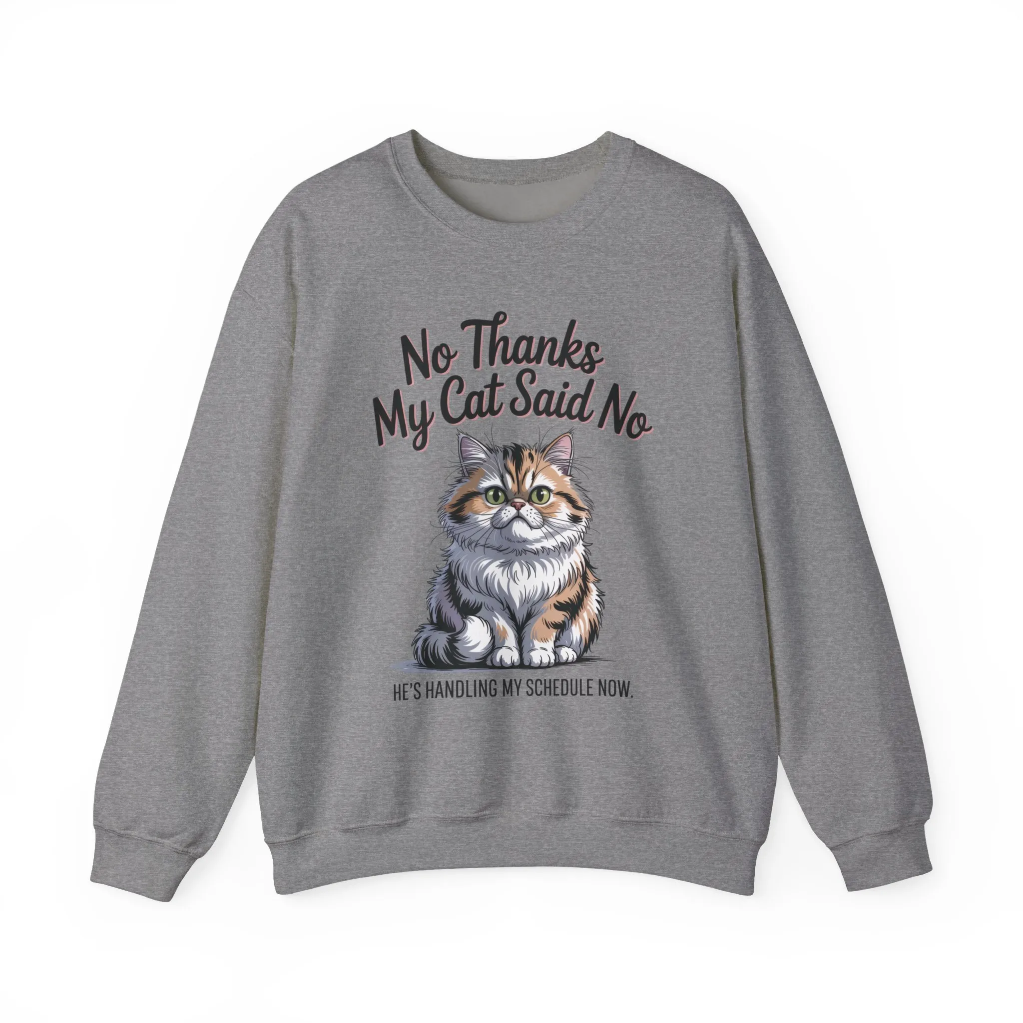 Funny Cat Crewneck Sweatshirt - Ideal Gift for Cat Lovers, Cozy Animal Sweater, Novelty Pet Lover Gift, Cute Cat-Themed Apparel, [...] - Image 13