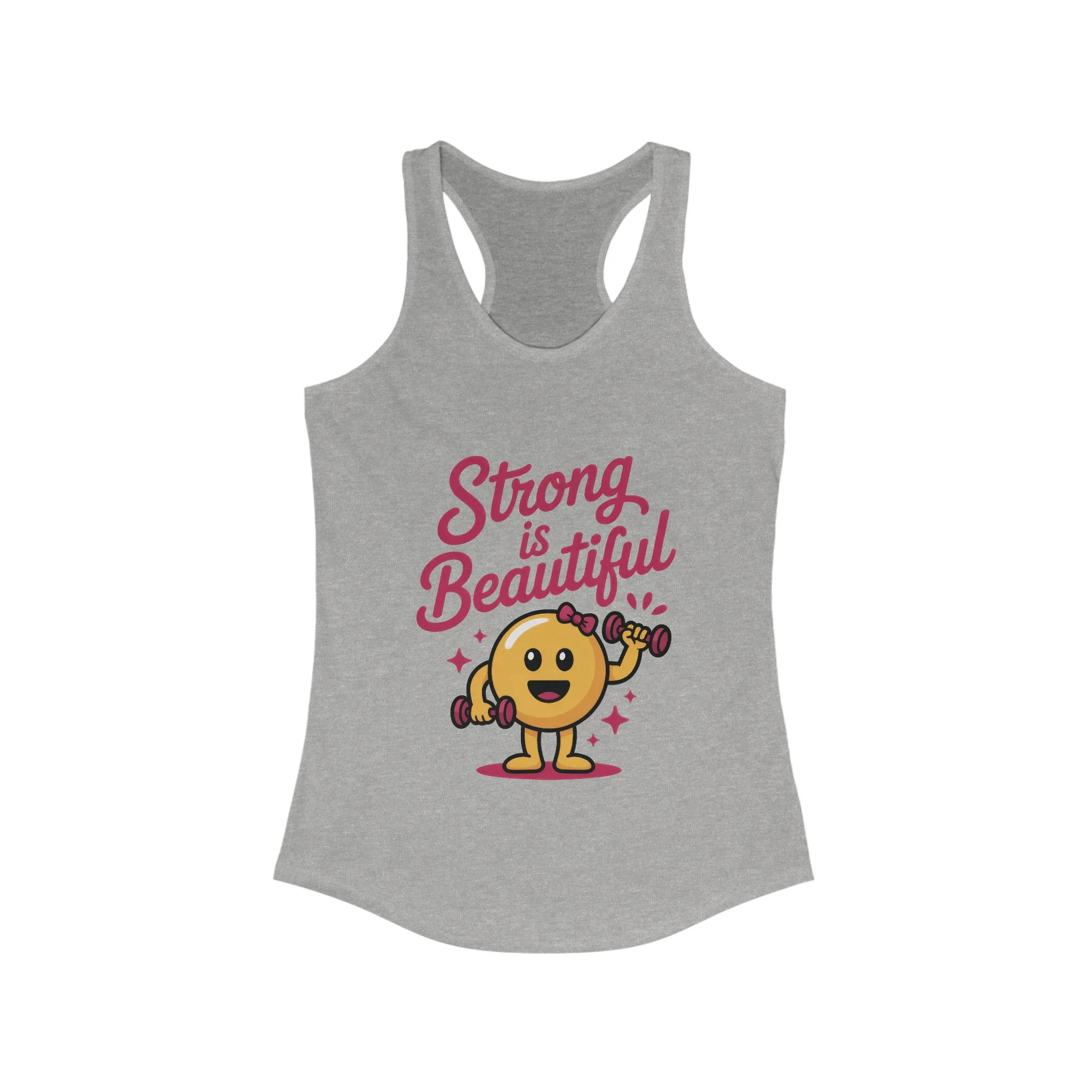 Strong is Beautiful Womens Tank Top, Cute Fitness and Gym Motivation Shirt, Workout Shirt, Exercise Top, Gift for Her - Image 9