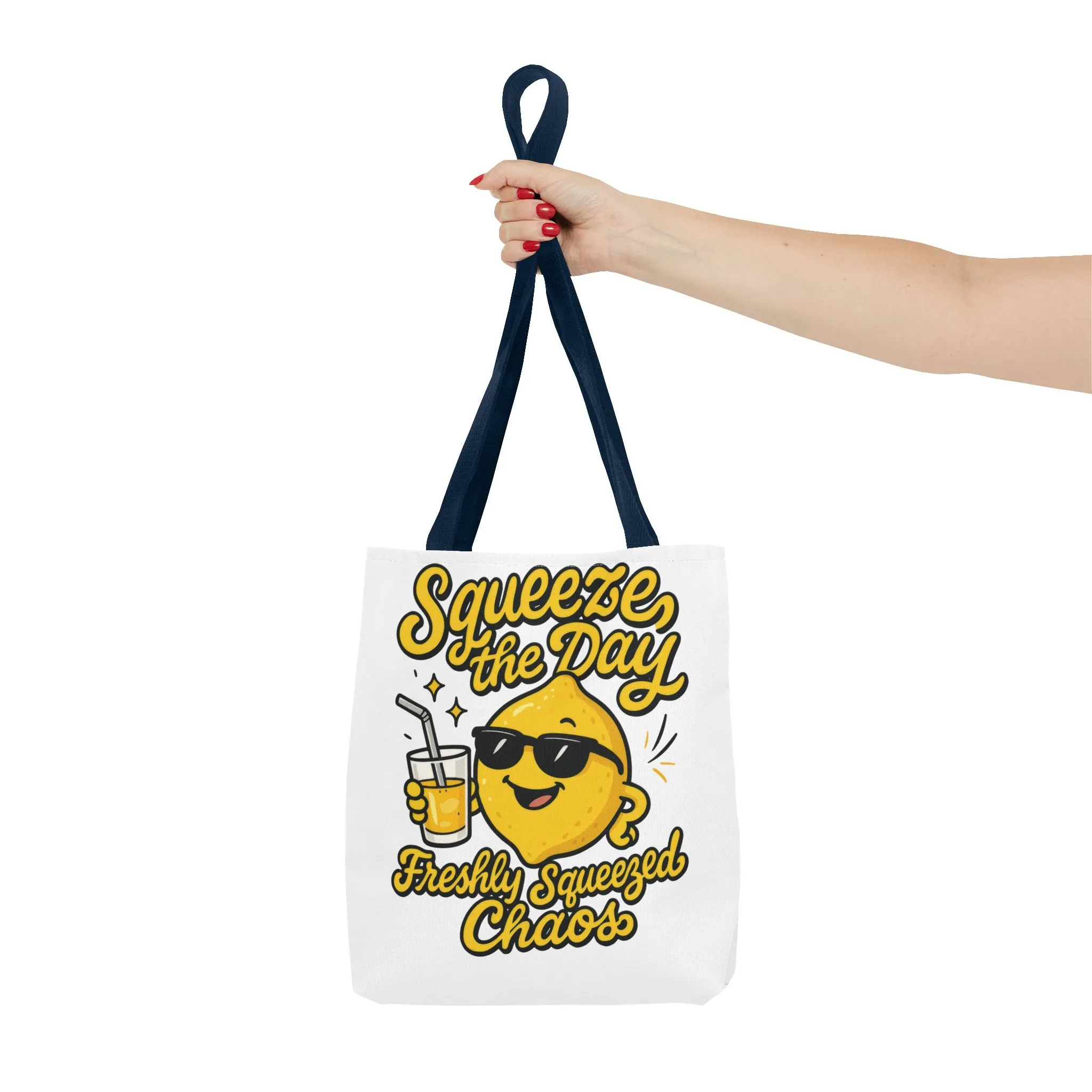 Lemon Themed Tote Bag, Squeeze the Day, Shopping Bag, Gift for Citrus Lovers, Eco-Friendly Carrier, Summer Accessory - Image 9