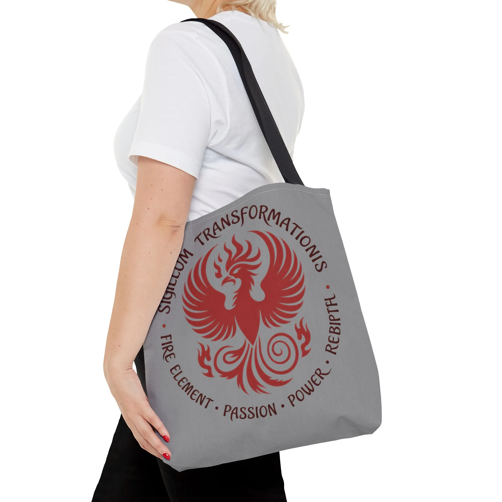 Phoenix Transformation Tote Bag, Canvas Shopper, Boho Beach Bag, Festival Accessory, Eco-Friendly Gift, Large Canvas Bag, Weekender Bag - Image 14