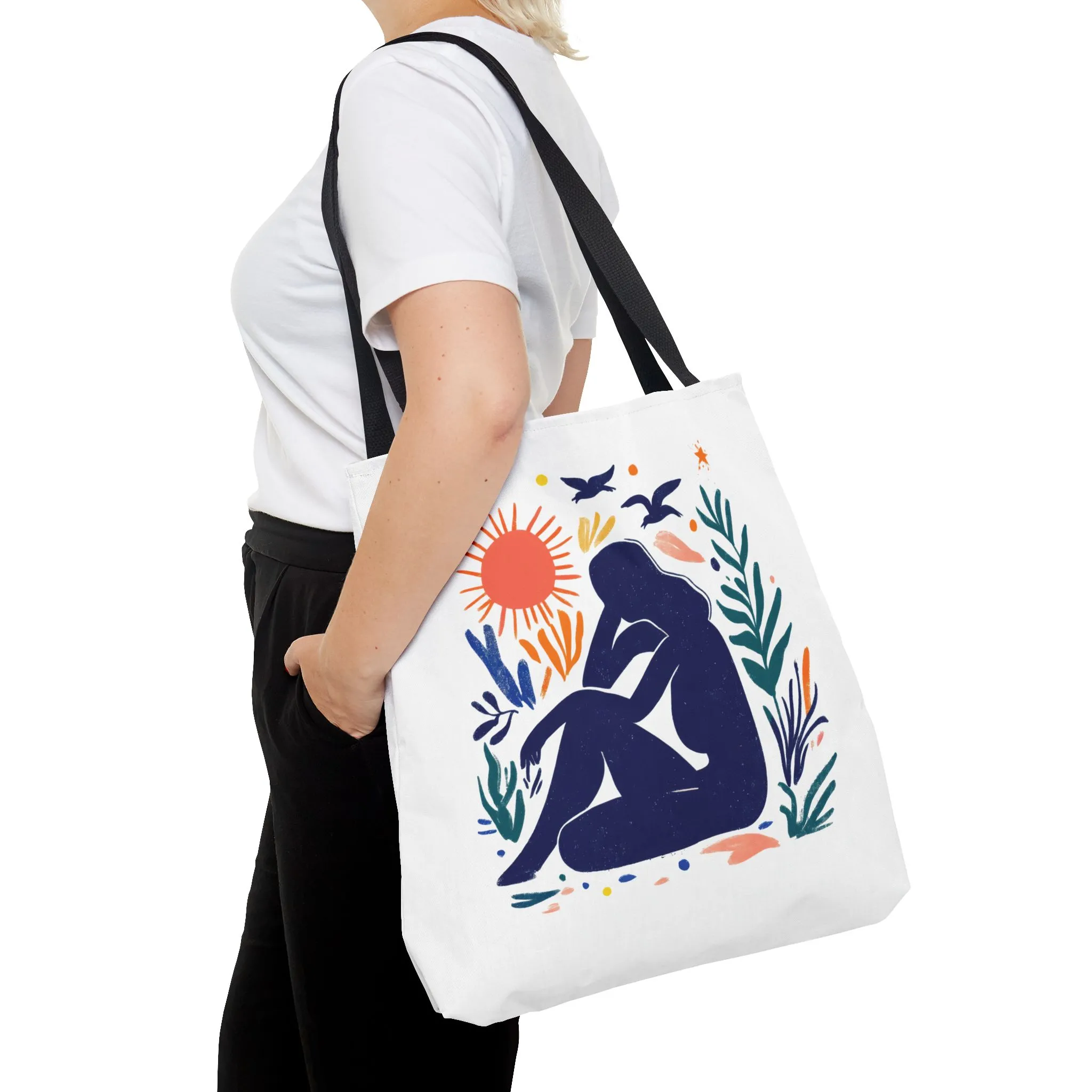 Boho Art Tote Bag, Versatile Eco-Friendly Carryall, Gift for Her, Summer Outing, Beach Bag, Reusable Shopping Tote - Image 16