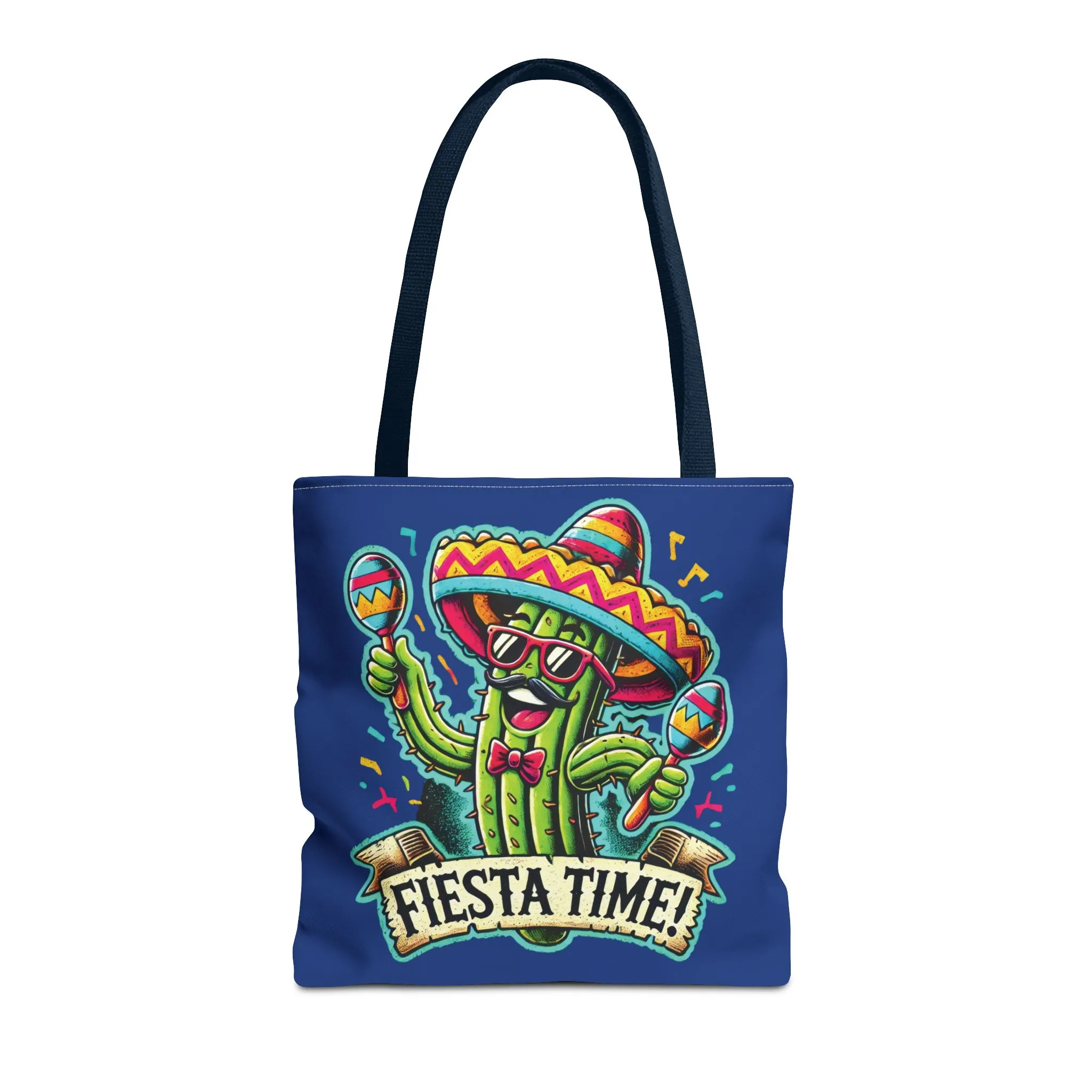 Fiesta Time Cactus Tote Bag, Funny Mexican Party Gift, Sombrero Maracas Print, Cinco de Mayo Bag, Summer Festival Tote, Beach Bag, Shopping - Image 26