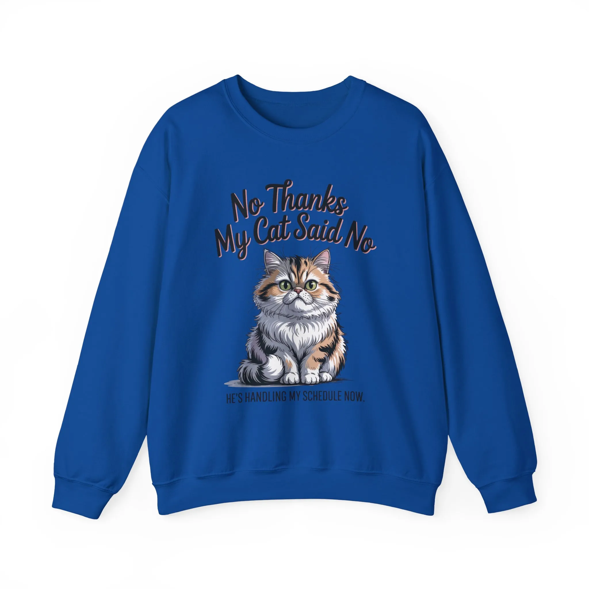 Funny Cat Crewneck Sweatshirt - Ideal Gift for Cat Lovers, Cozy Animal Sweater, Novelty Pet Lover Gift, Cute Cat-Themed Apparel, [...] - Image 19