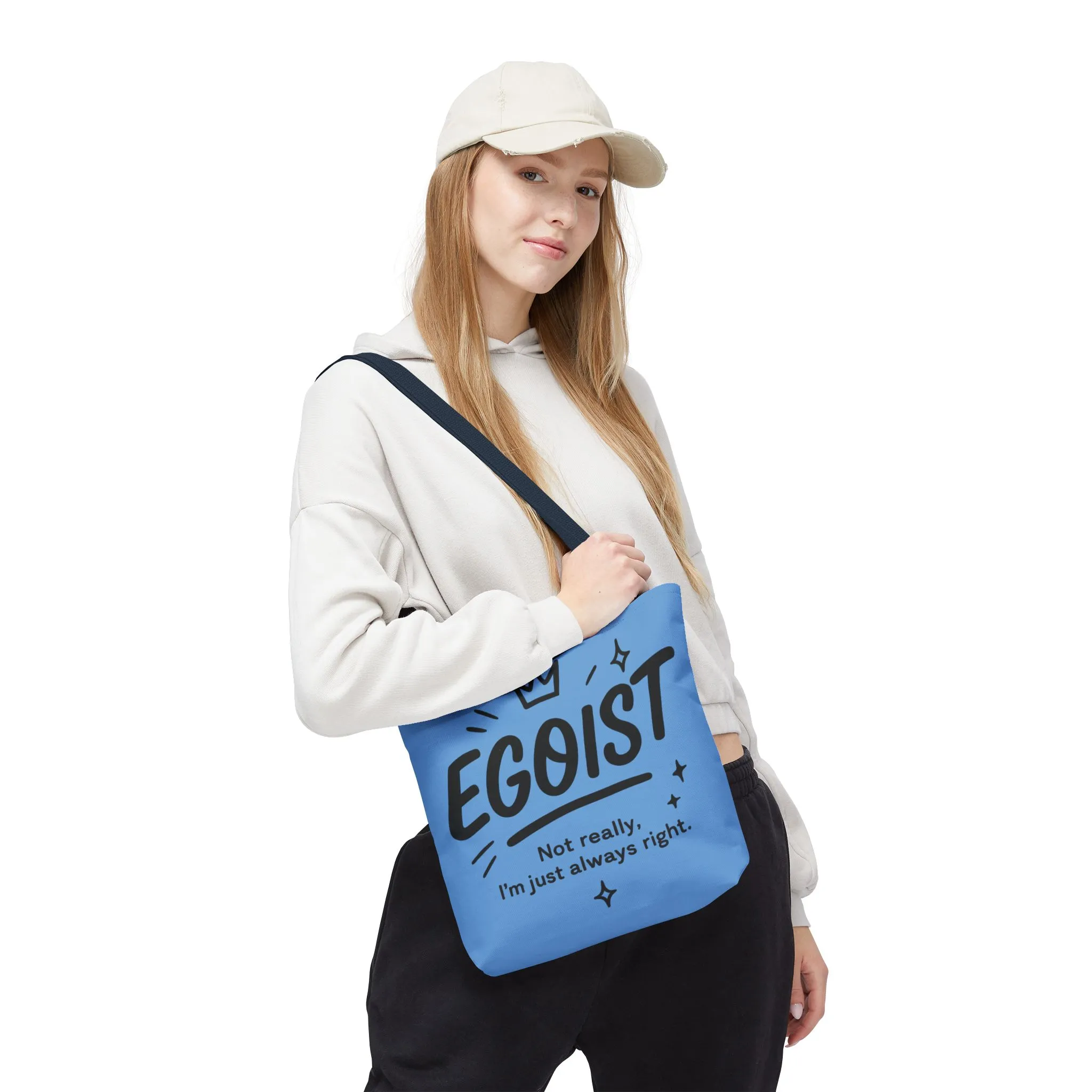 Egoist Tote Bag - Fun, Stylish Shopping Bag, Gift for Friends, Everyday Use, Quote Bag, Casual Chic Essential, Beach Tote - Image 10
